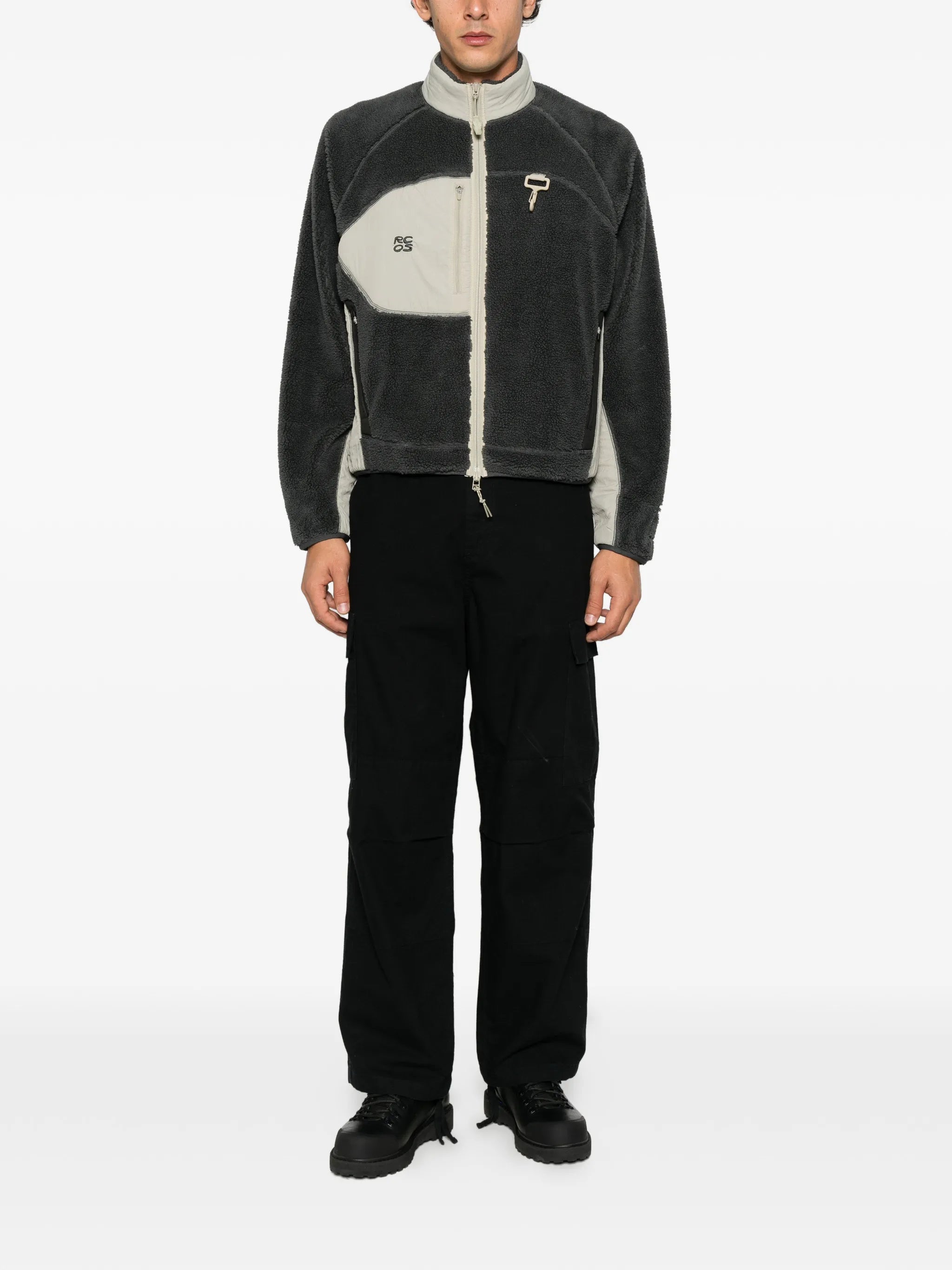 fleece zip-up jacket