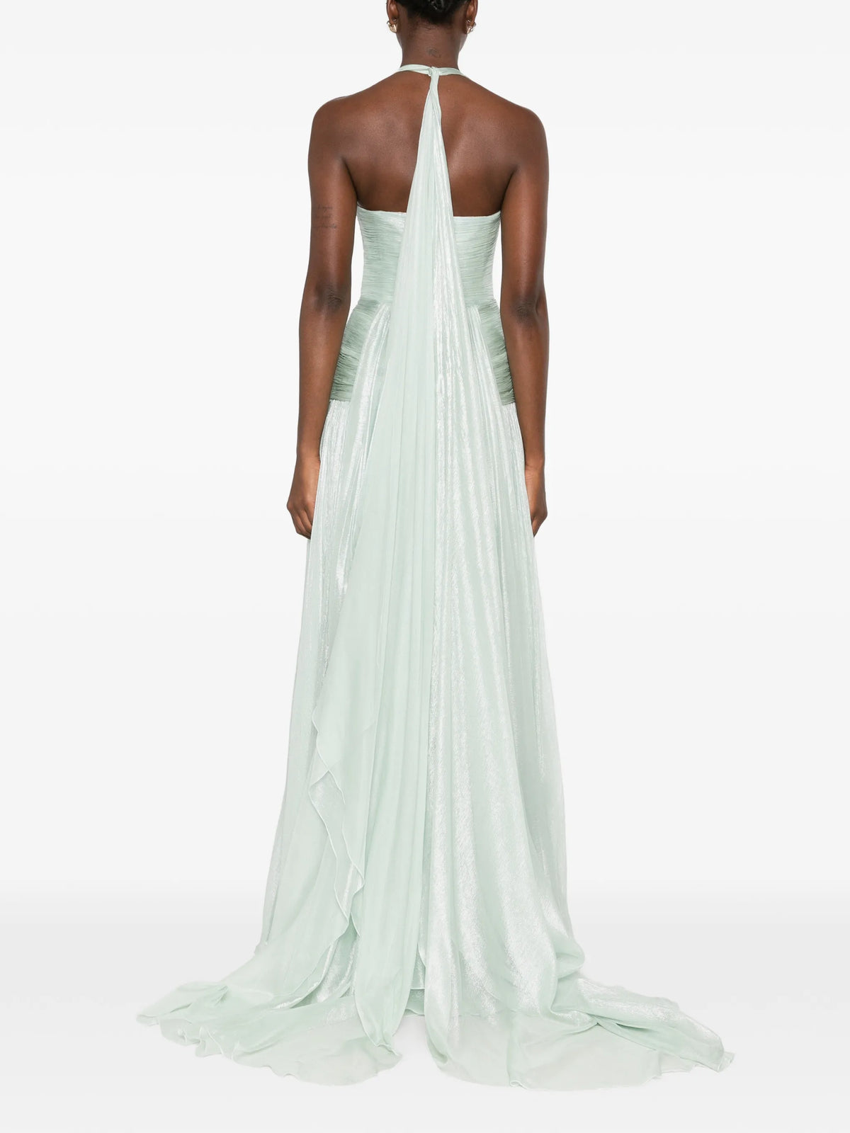 Sonya pleated maxi dress