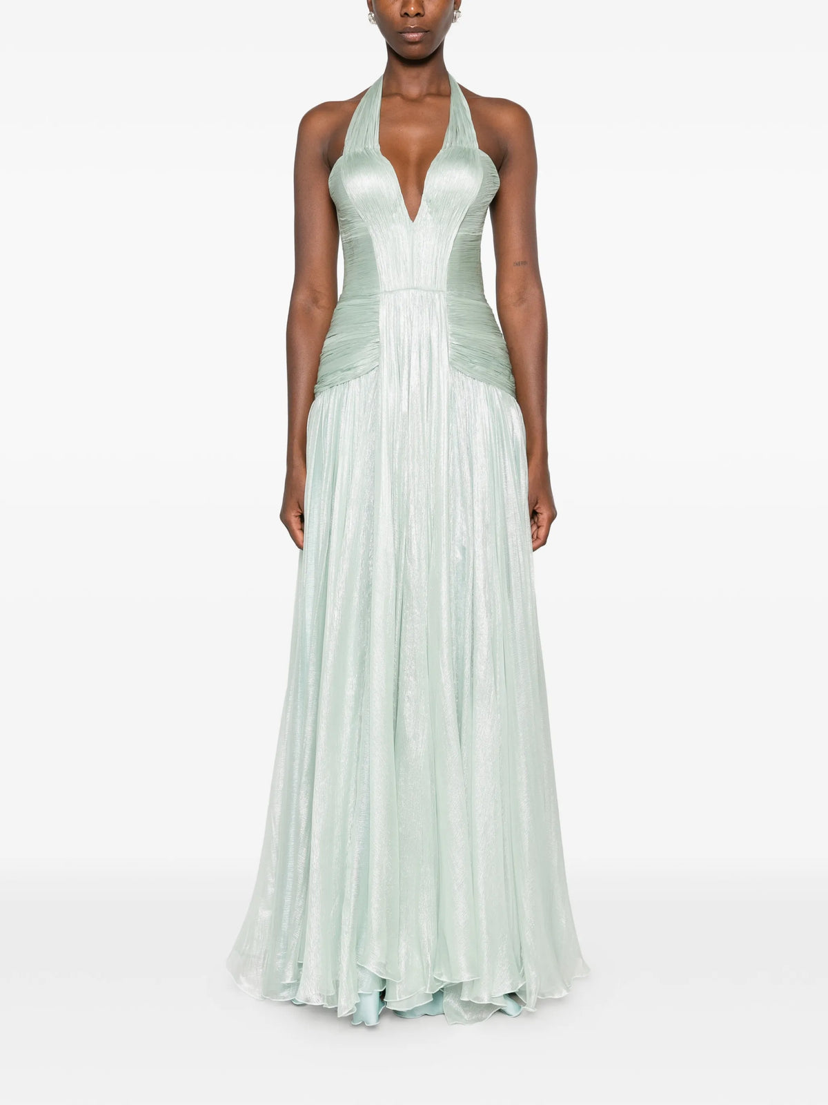 Sonya pleated maxi dress