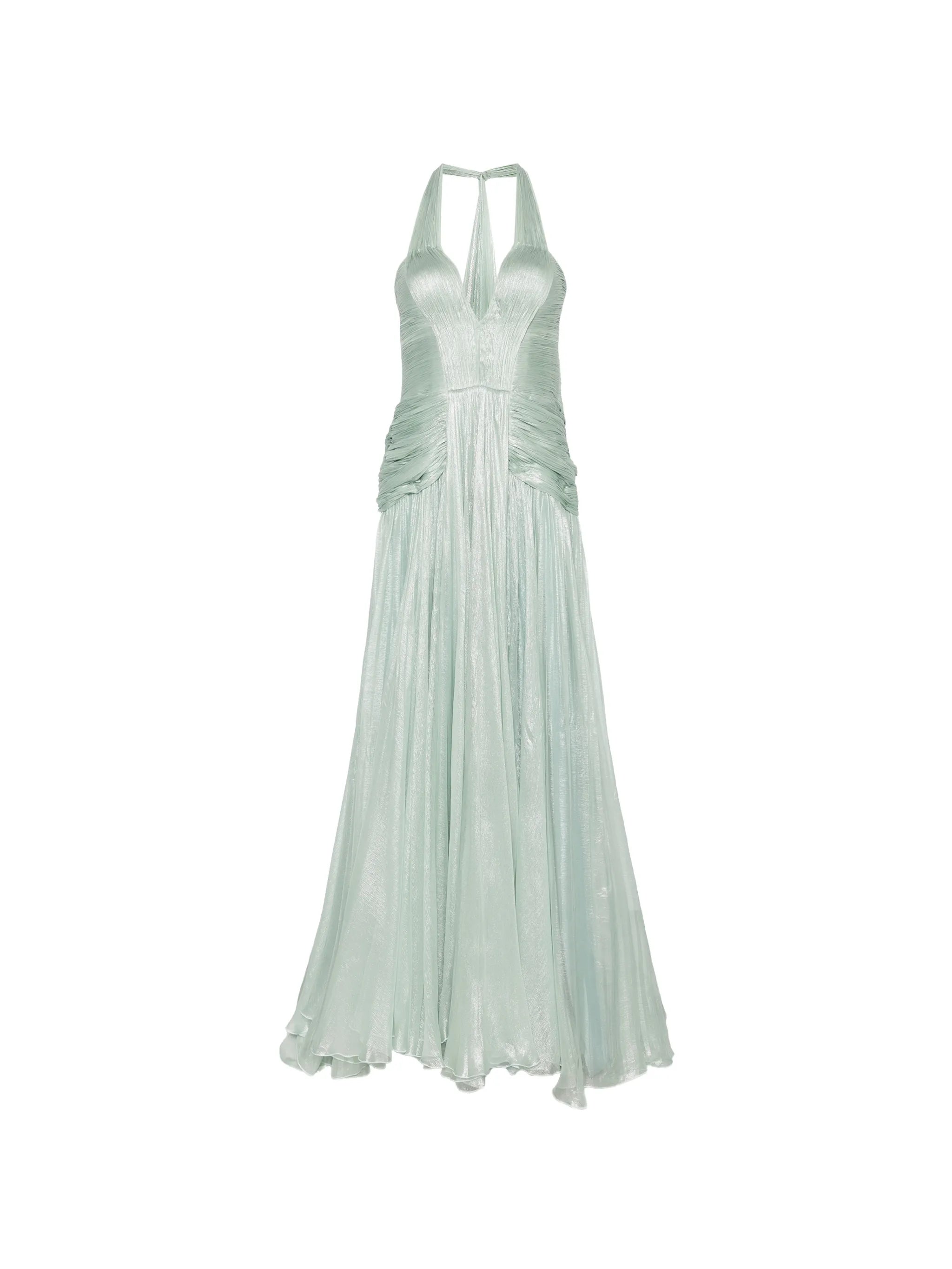 Sonya pleated maxi dress