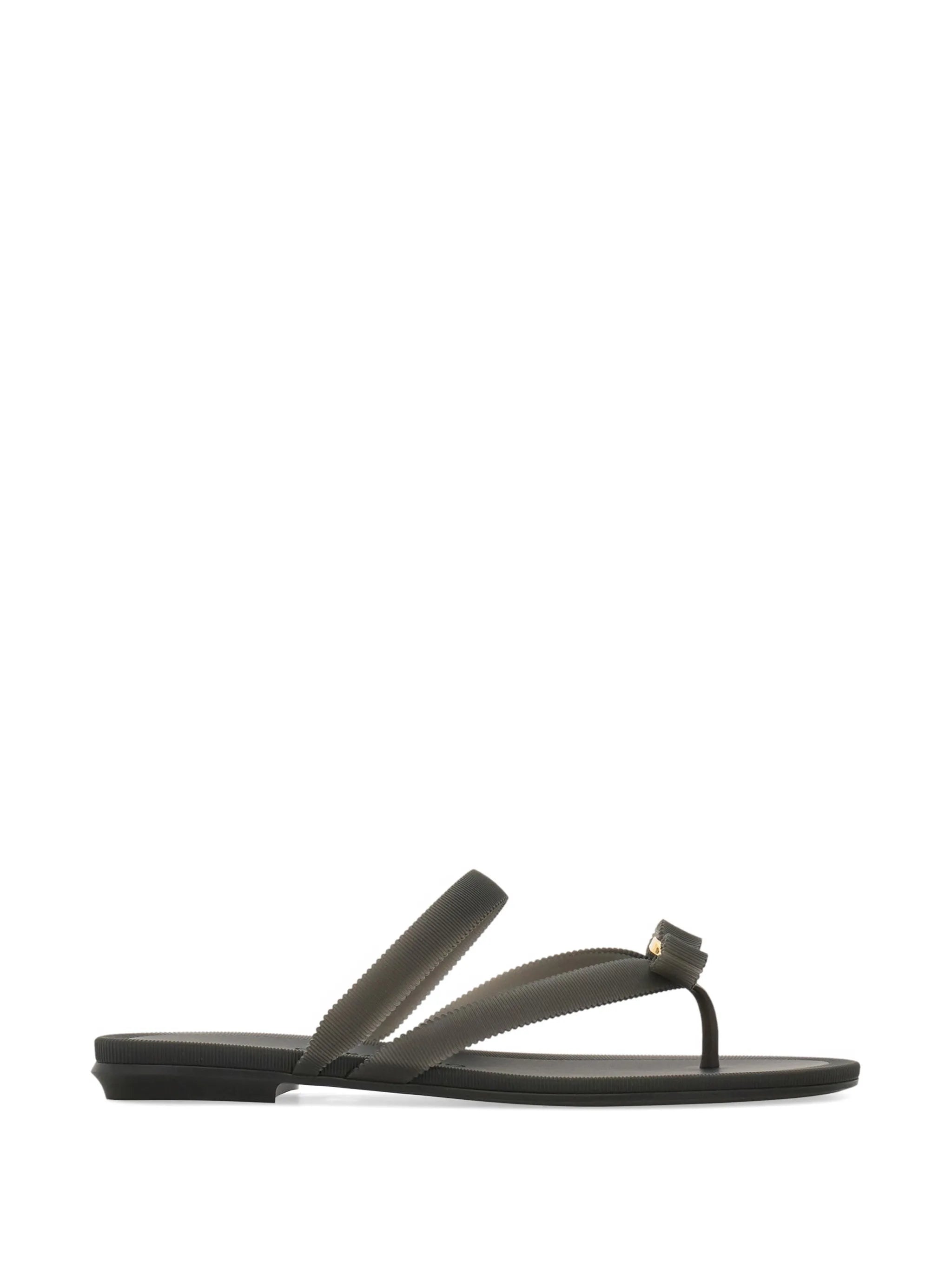Vara bow jelly thong sandals
