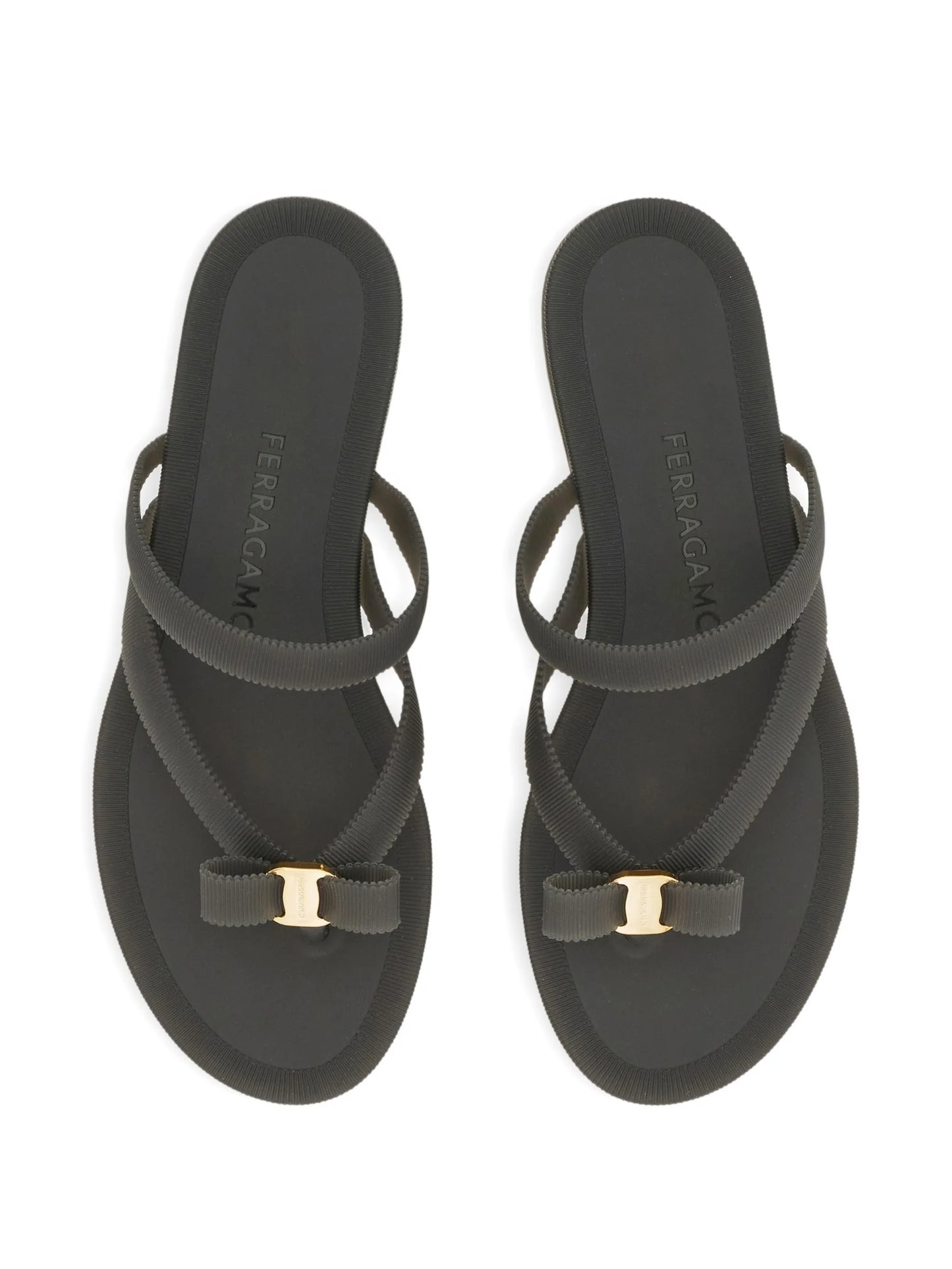 Vara bow jelly thong sandals