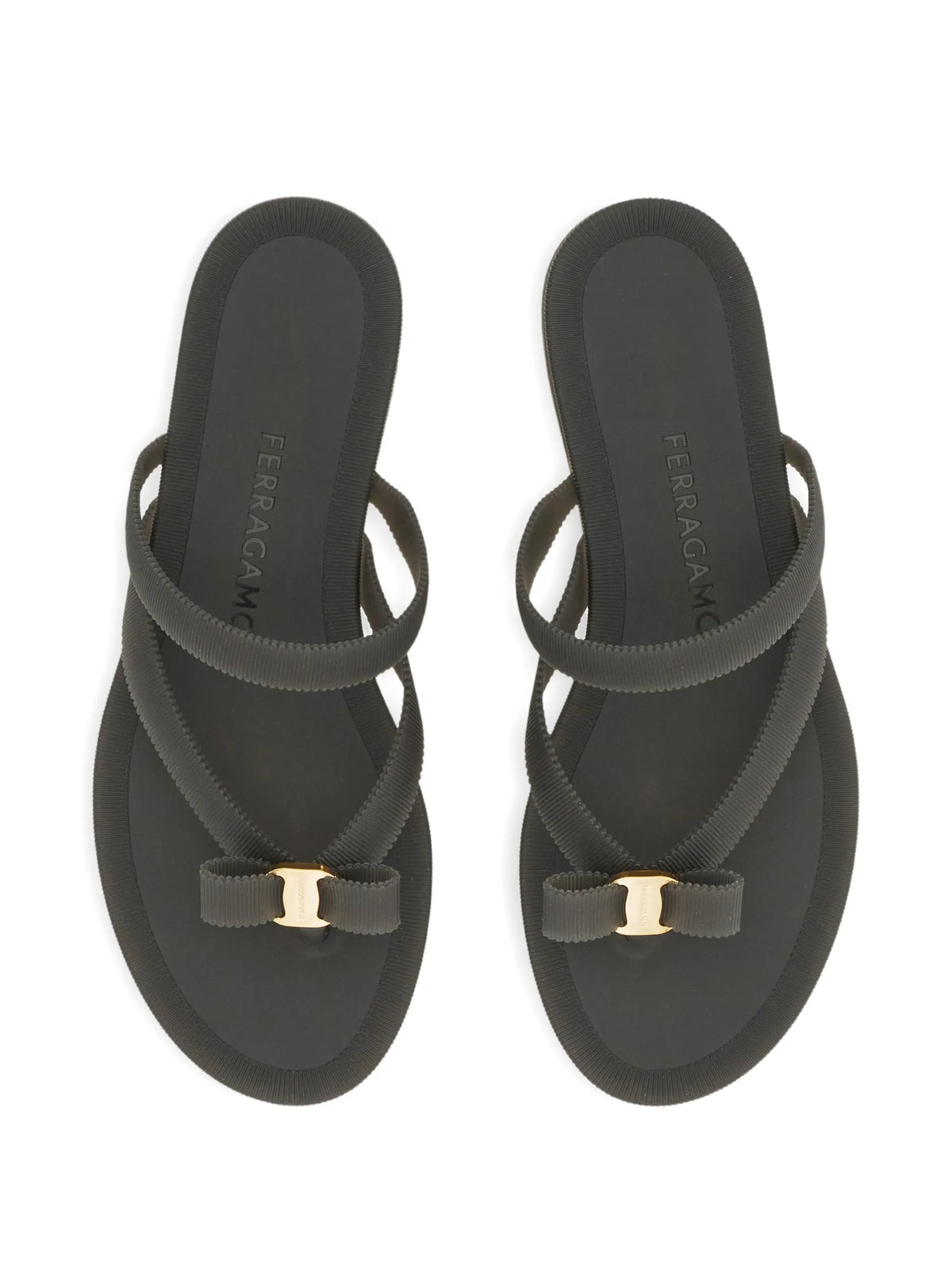 Vara bow jelly thong sandals
