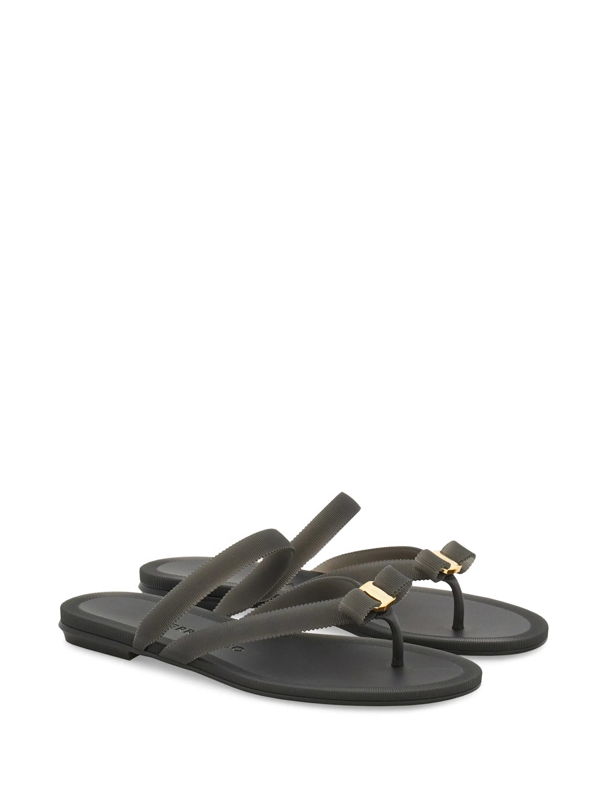 Vara bow jelly thong sandals