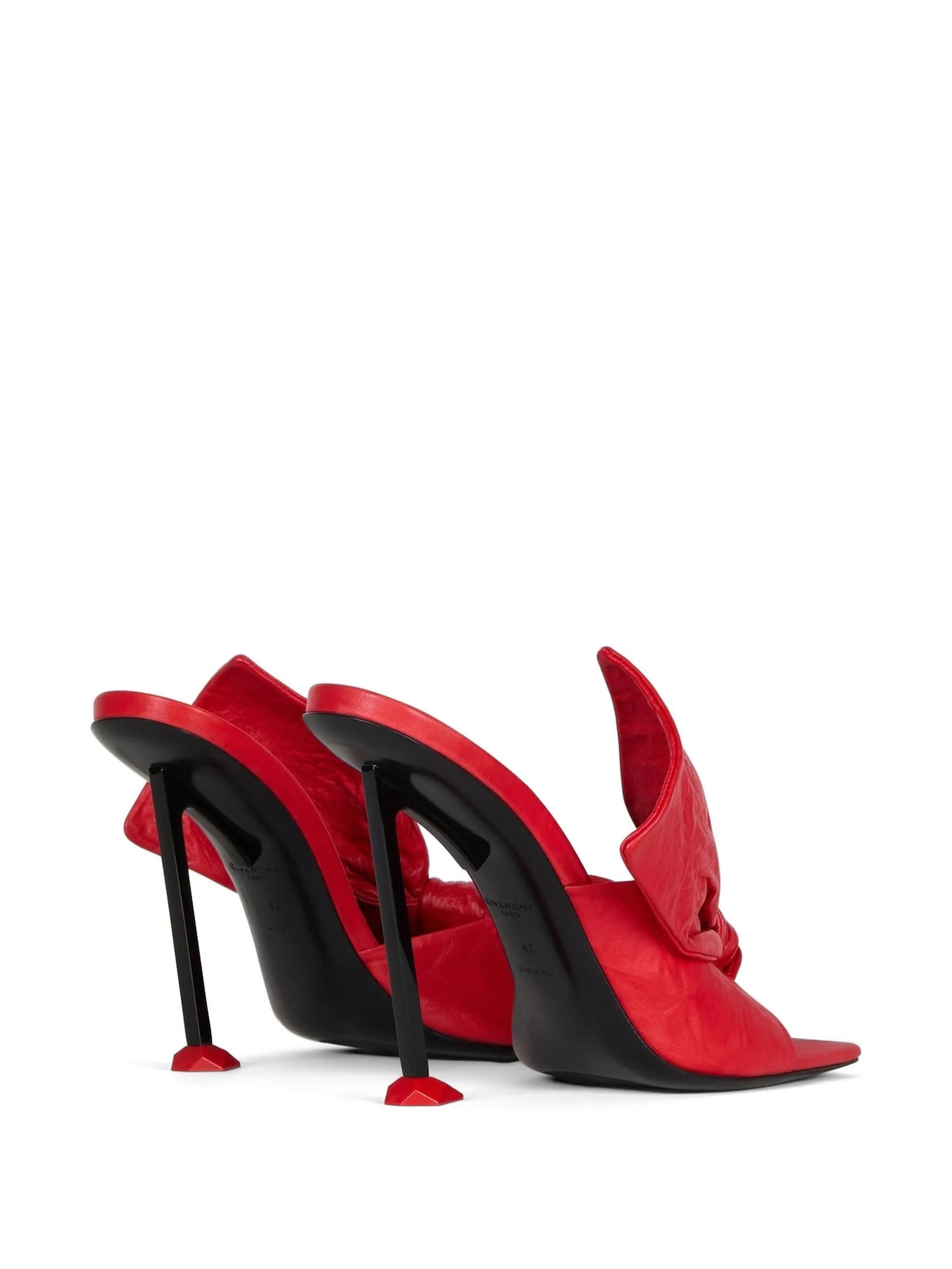 Boudoir bow-detail sandals
