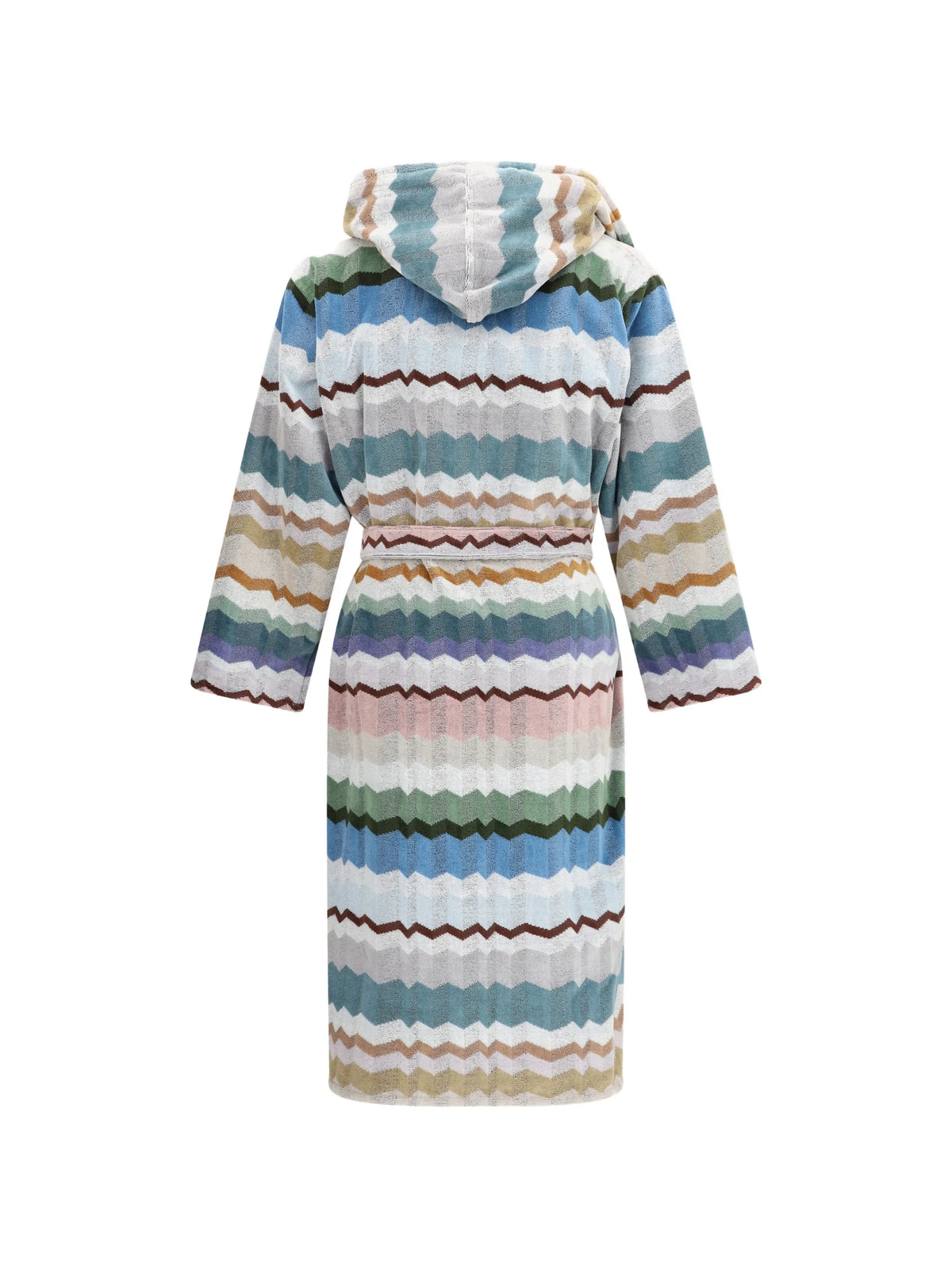 Eva hooded cotton terry dressing gown