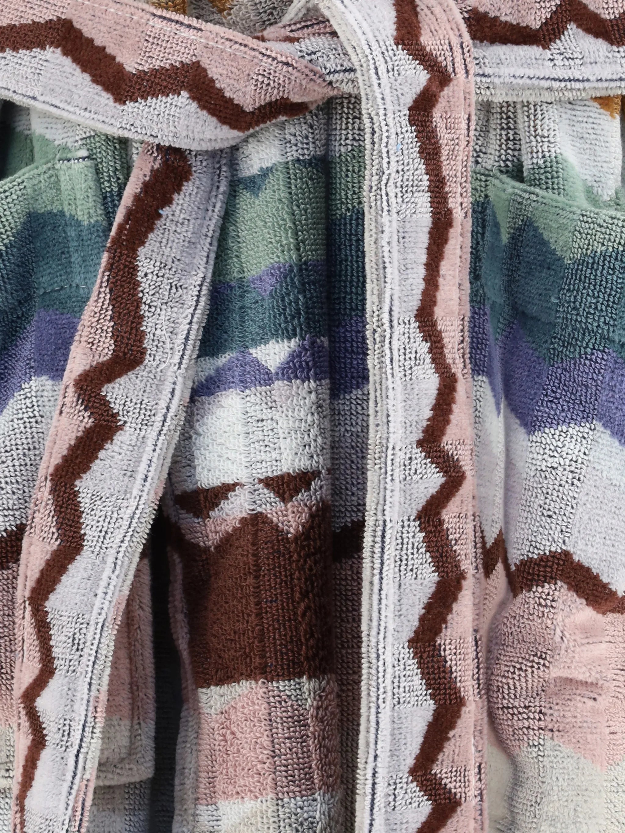 Eva hooded cotton terry dressing gown