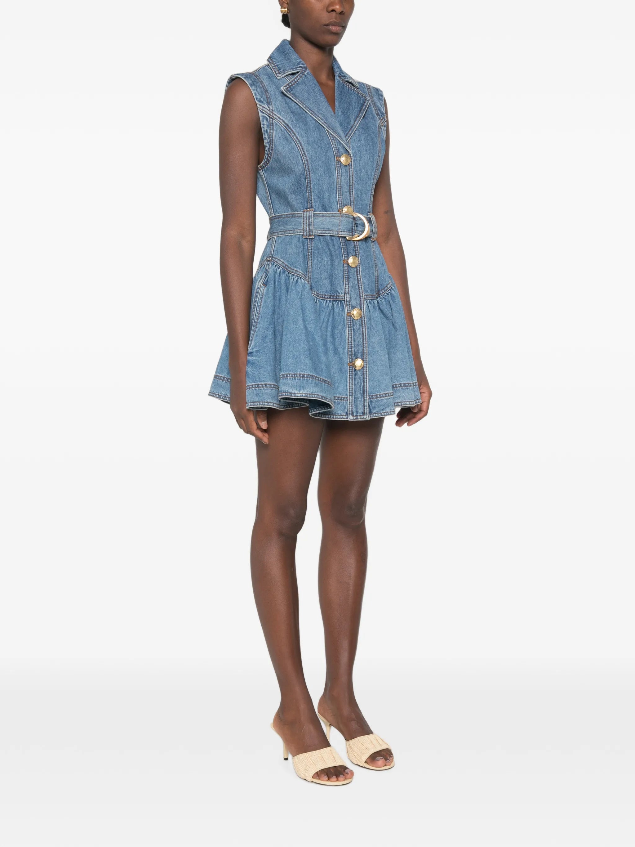 Liliana denim mini dress