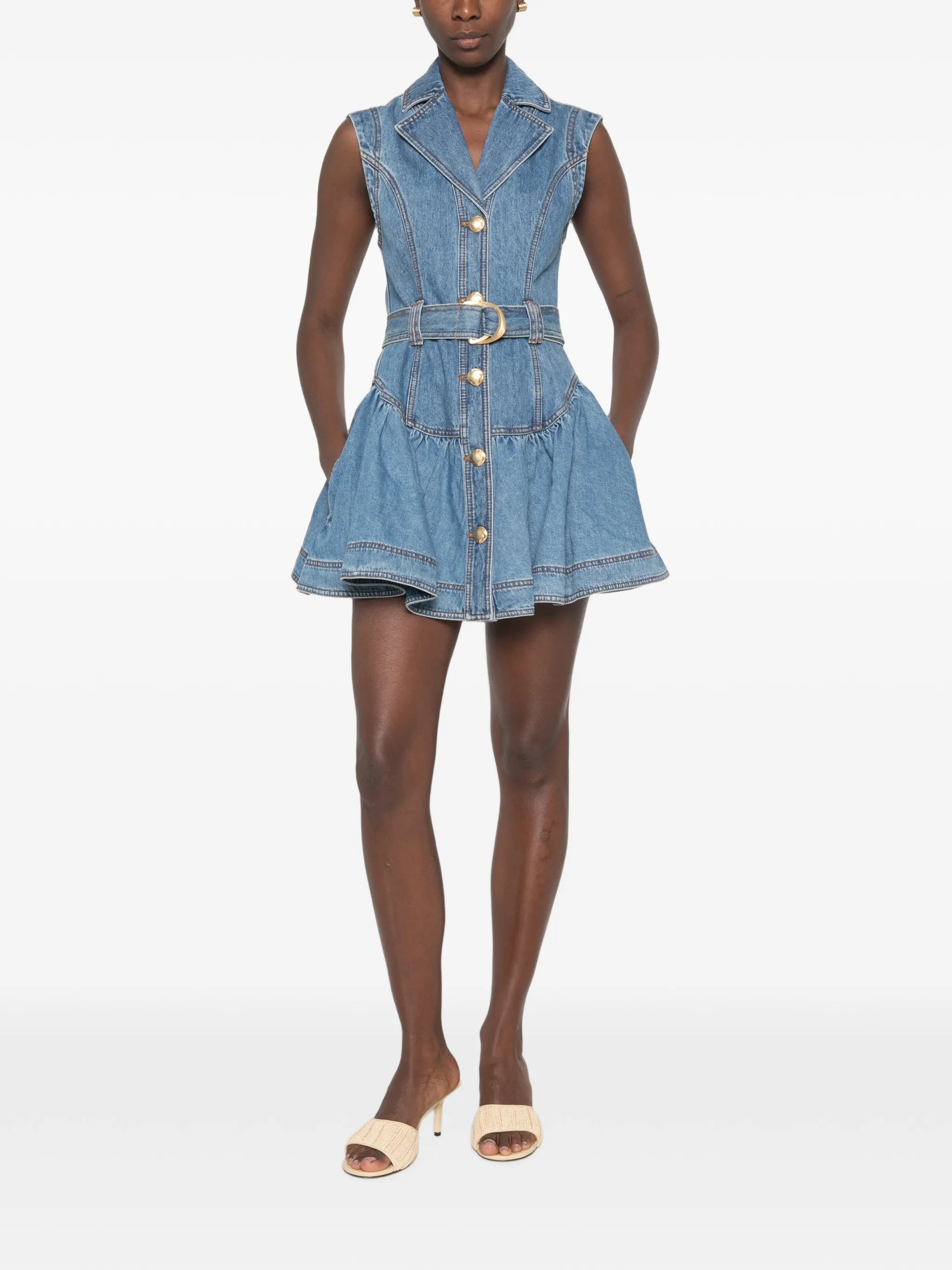 Liliana denim mini dress