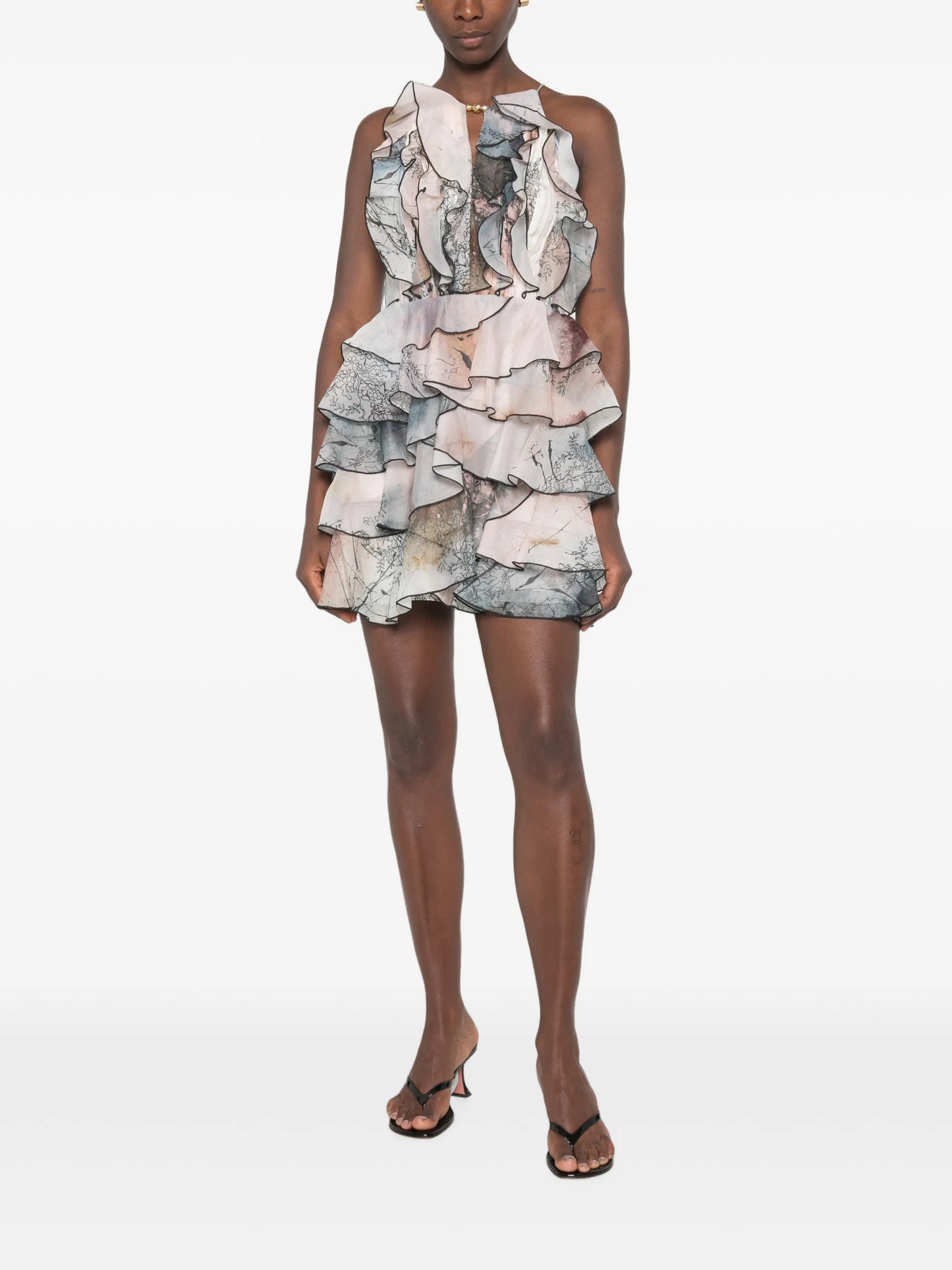 Cleo ruffled mini dress