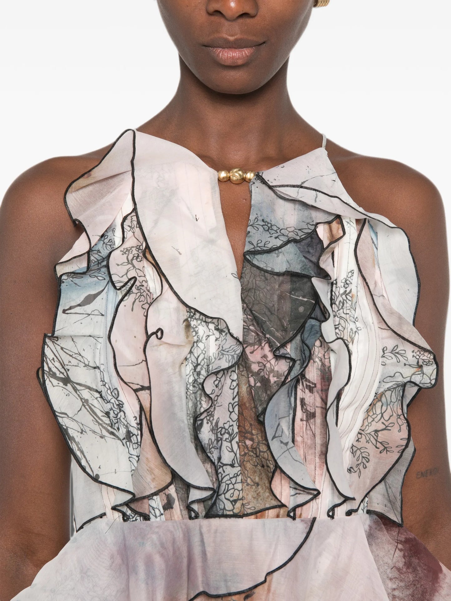Cleo ruffled mini dress