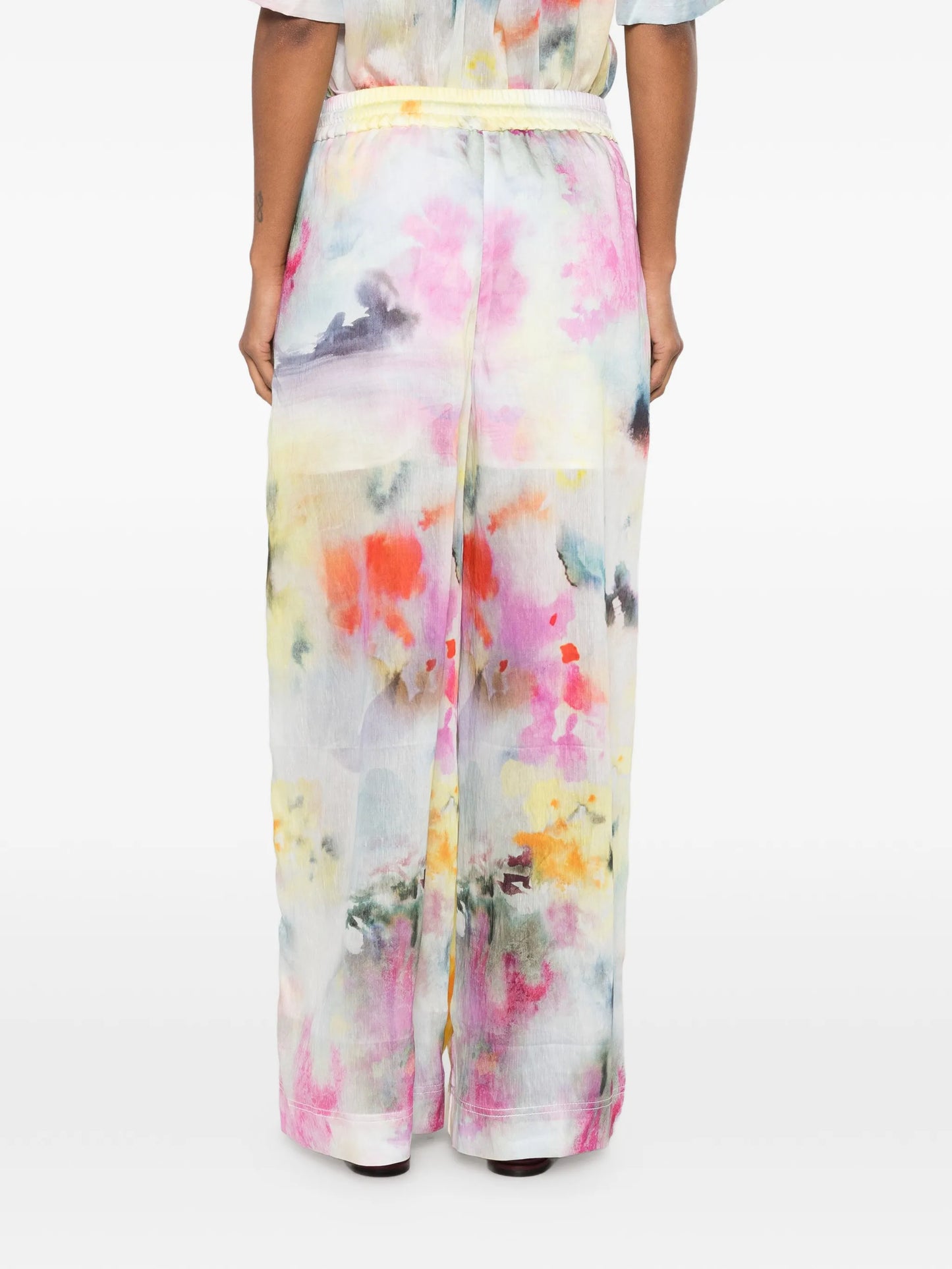 Adina floral-print trousers