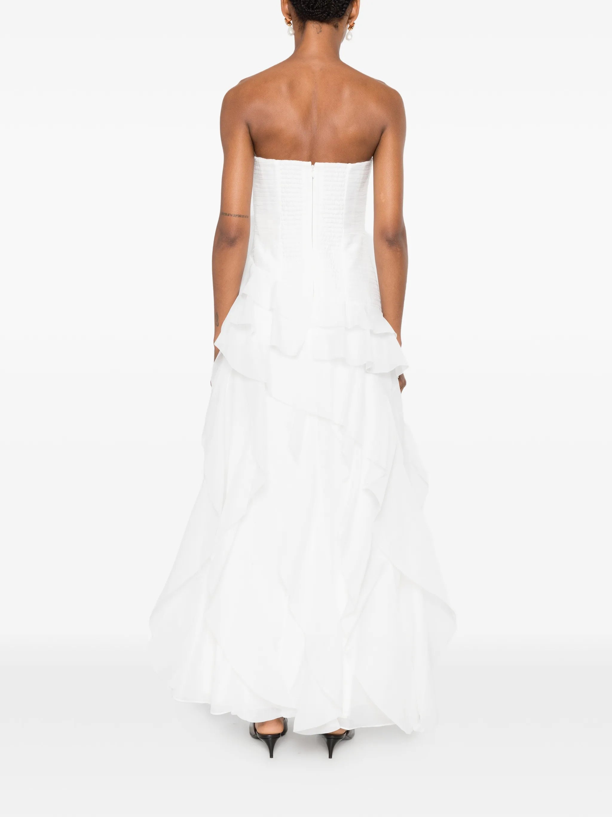 Canyon ruffled gown