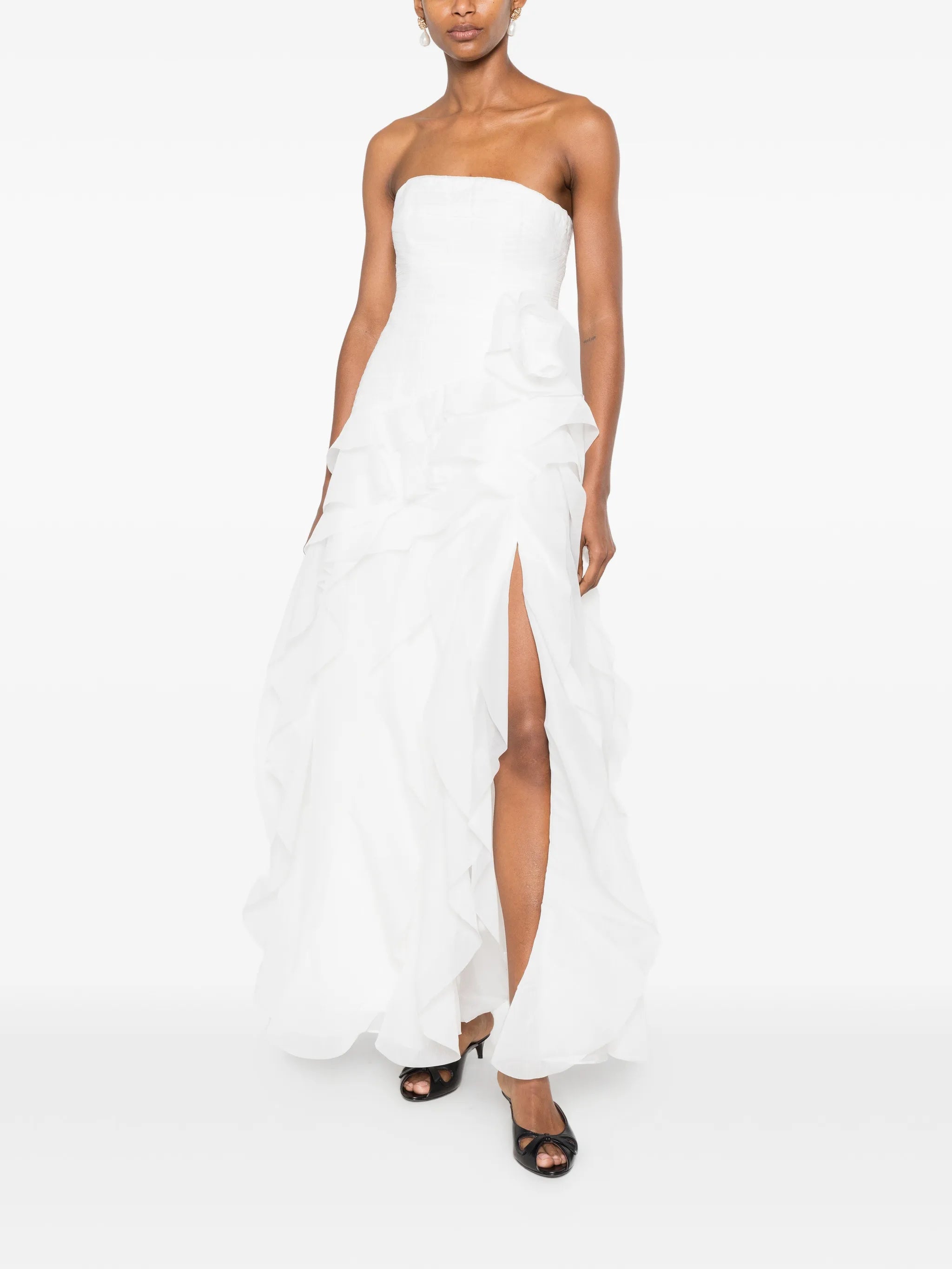 Canyon ruffled gown