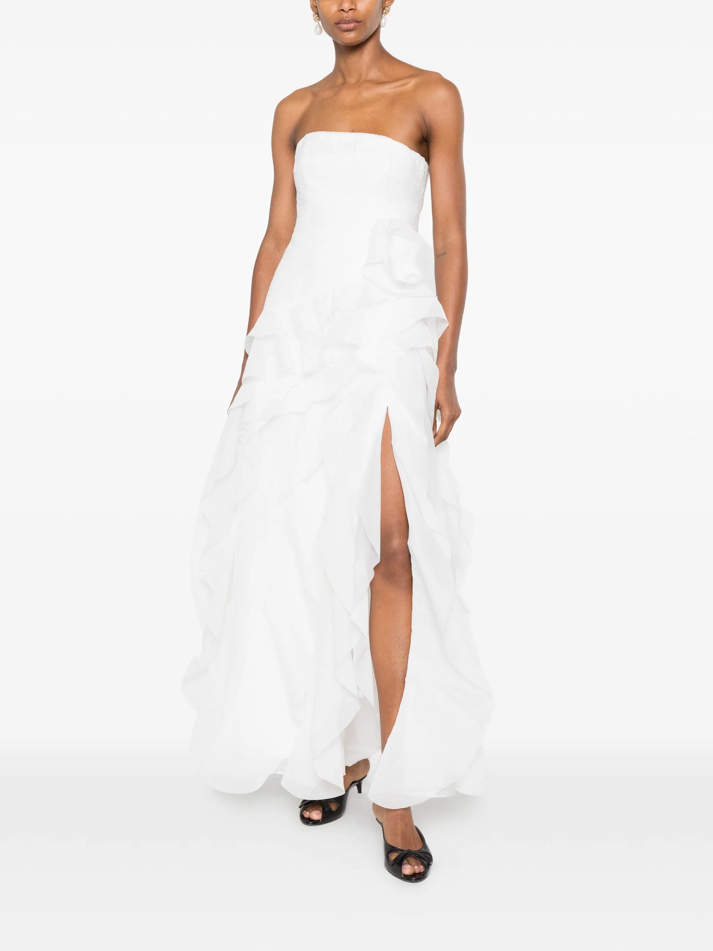 Canyon ruffled gown