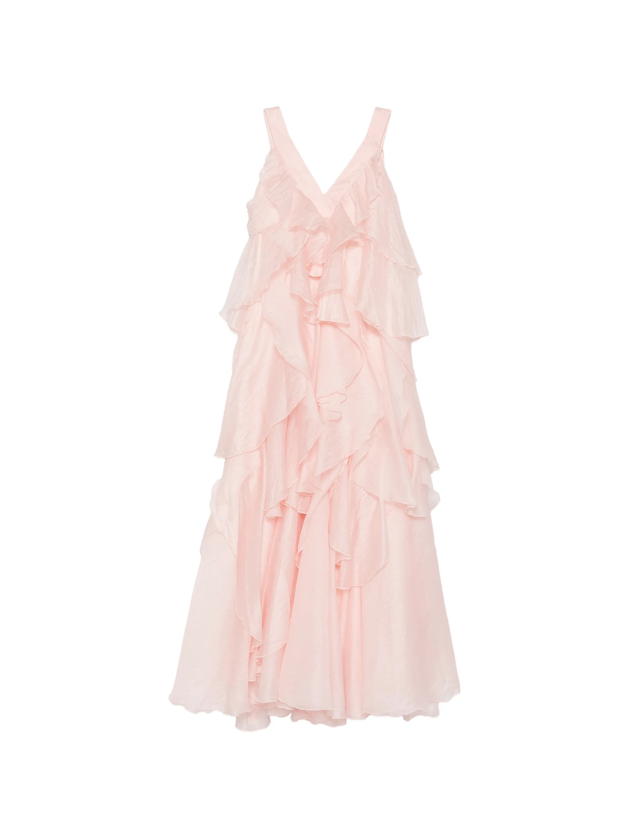 Athena ruffled gown
