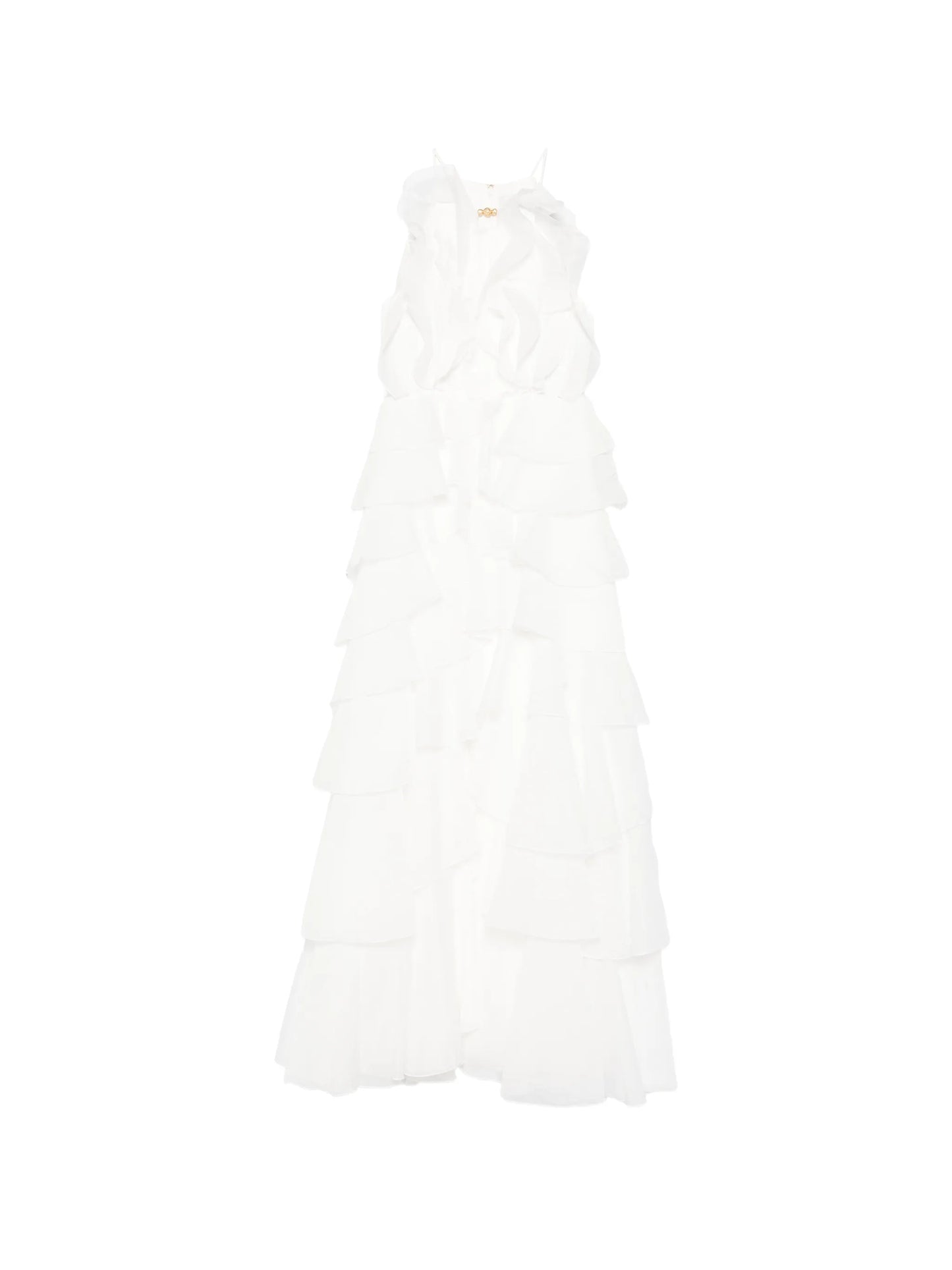 Cleo ruffled gown maxi dress