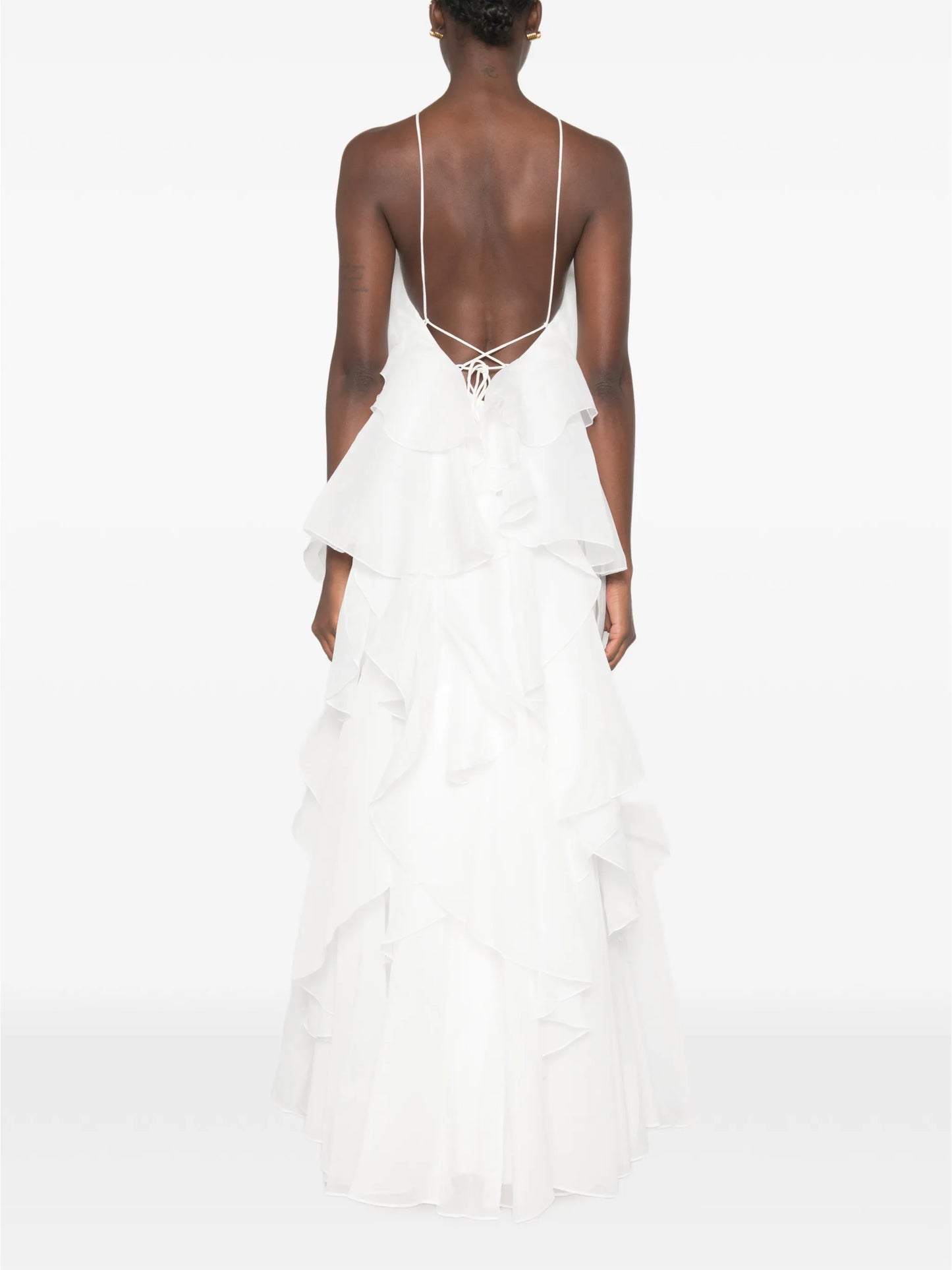 Pandorea layered ruffled maxi dress