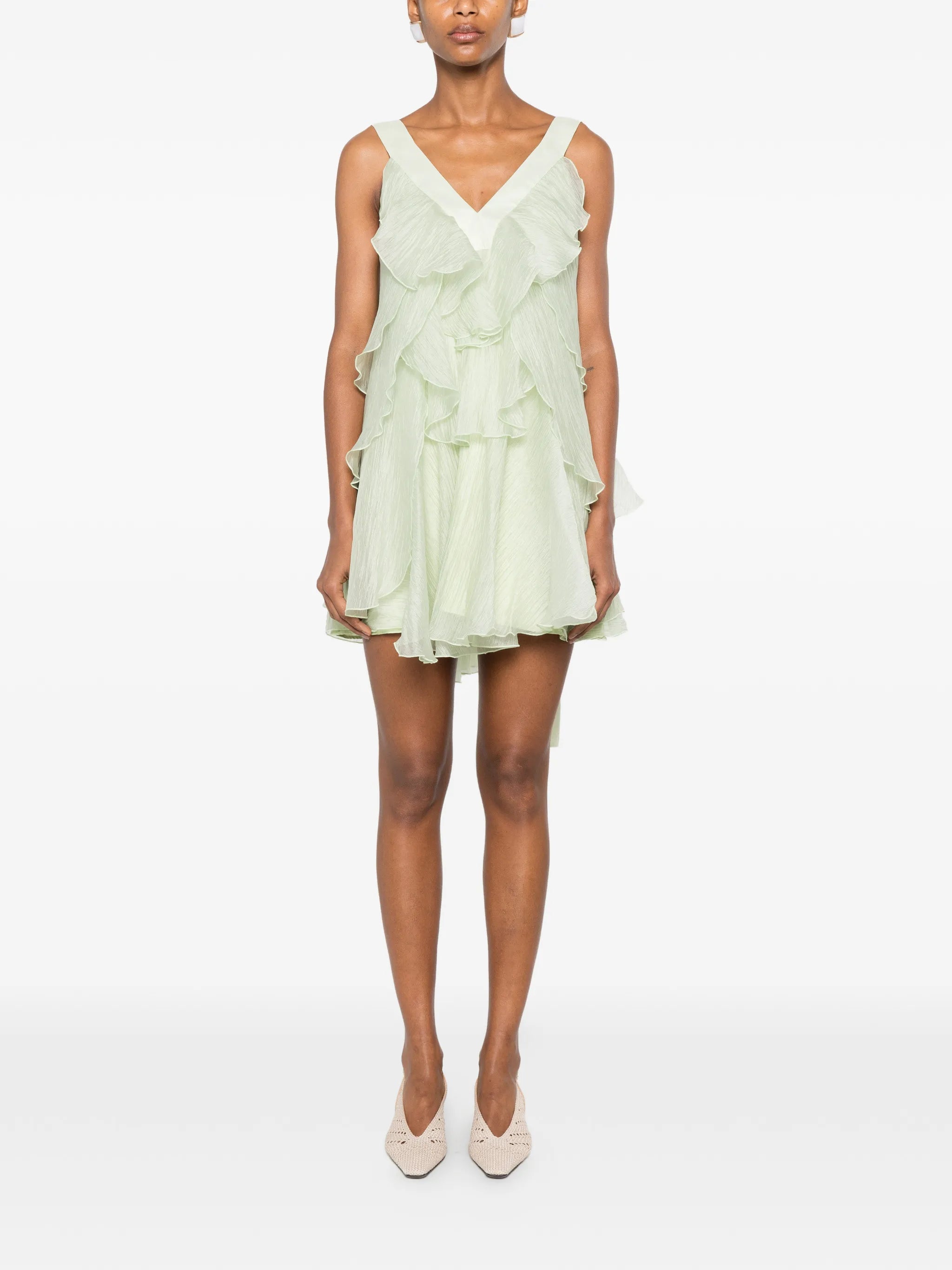 Athena ruffled dress