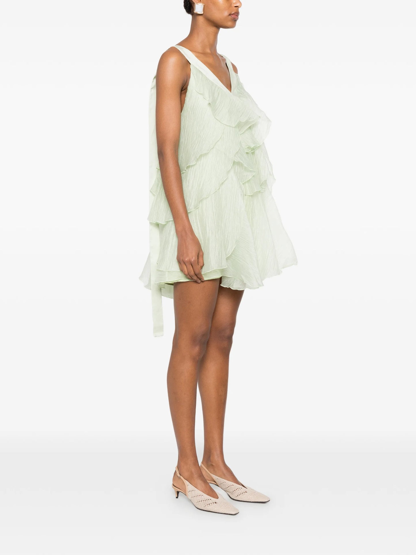 Athena ruffled dress