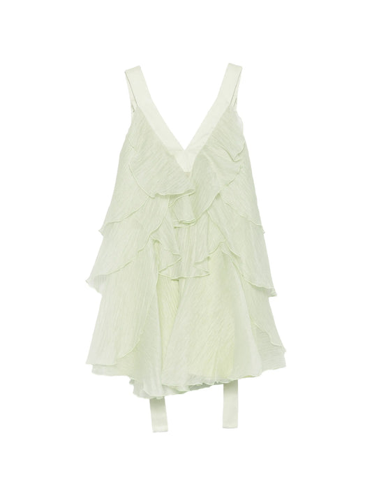 Athena ruffled dress