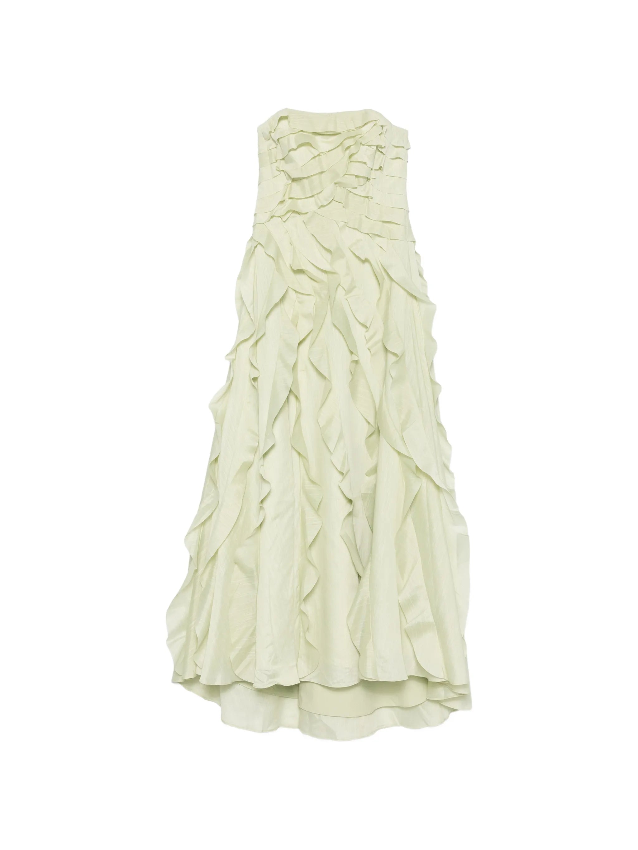 Allairie ruffled gown
