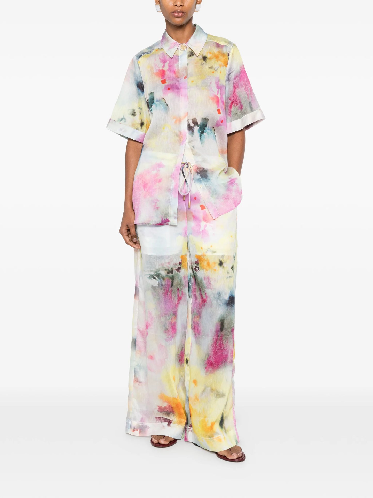 Adina floral-print shirt