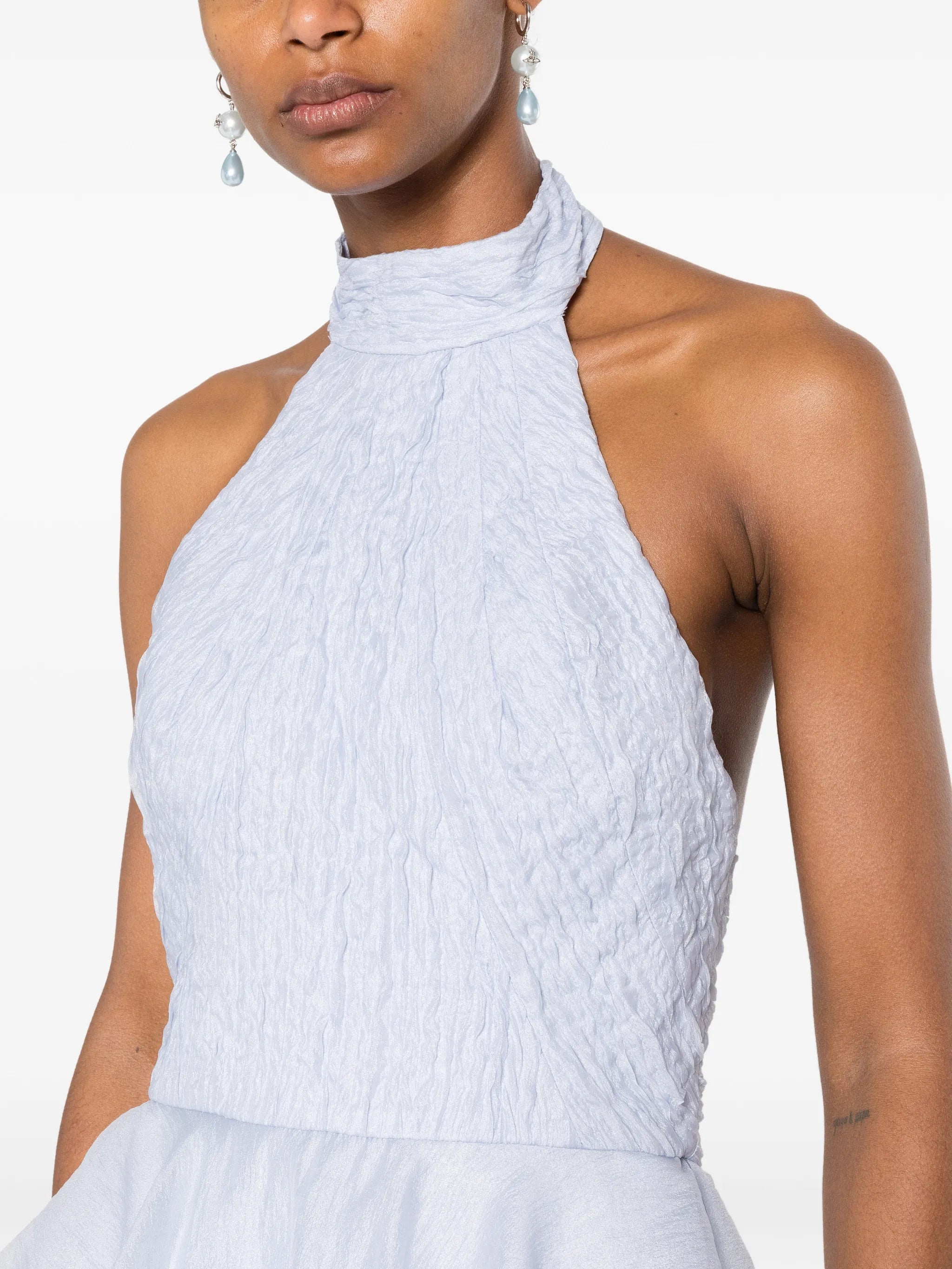 Fayette ruffled gown