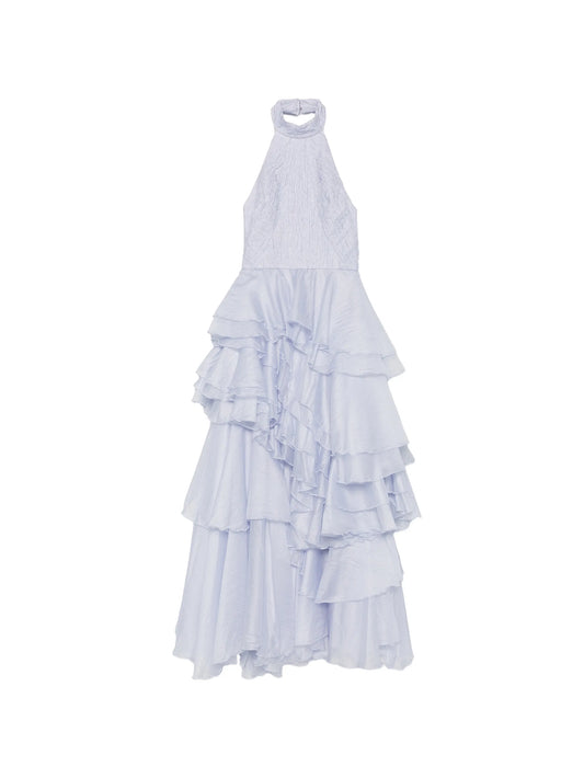 Fayette ruffled gown