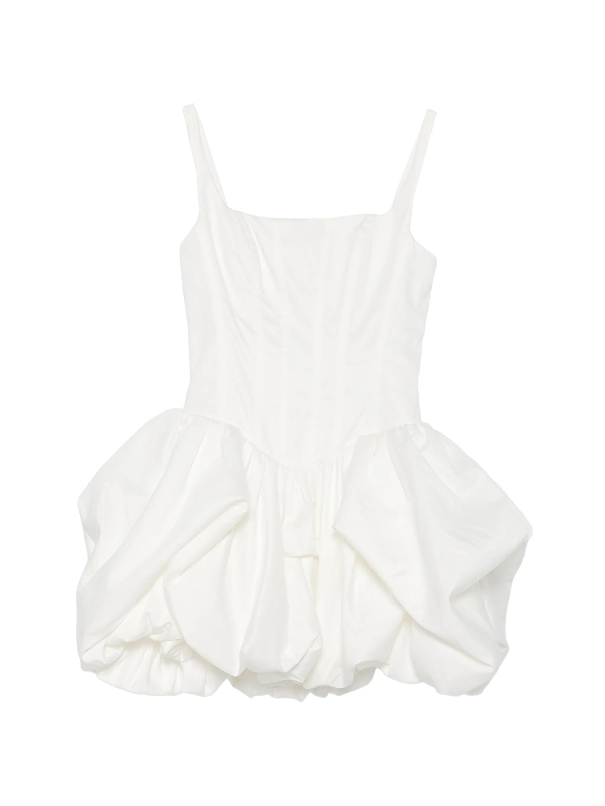 Alani puff-skirt dress
