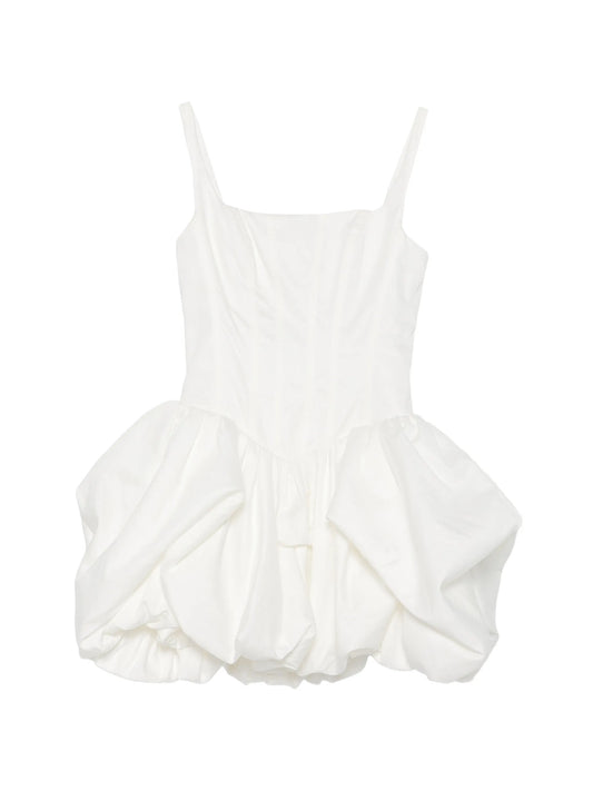 Alani puff-skirt dress