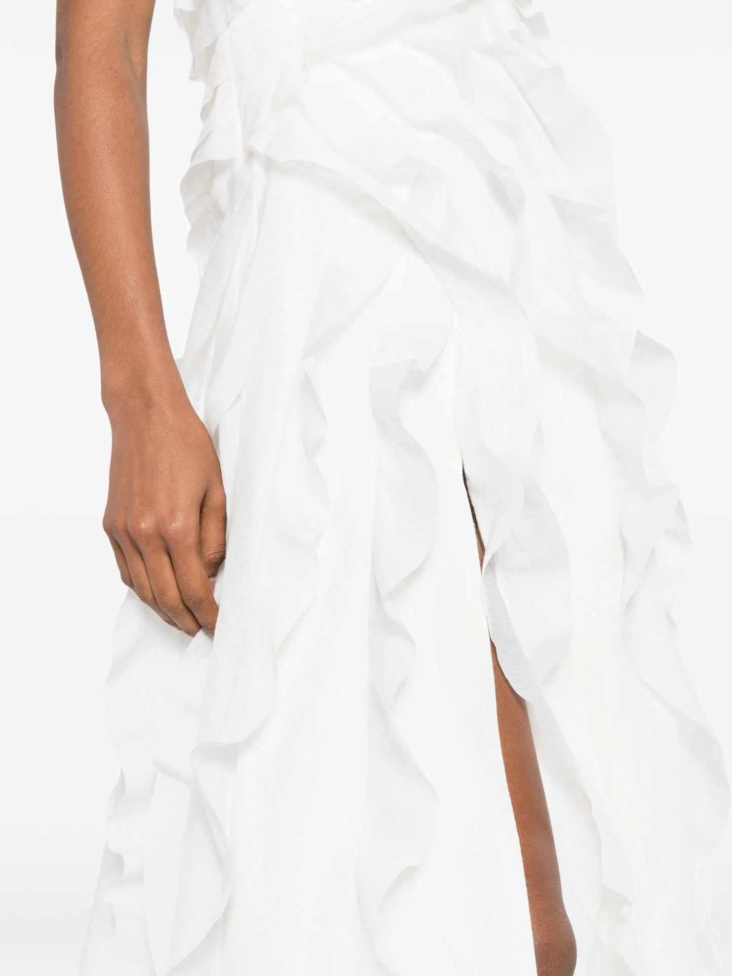 Allairie ruffled gown