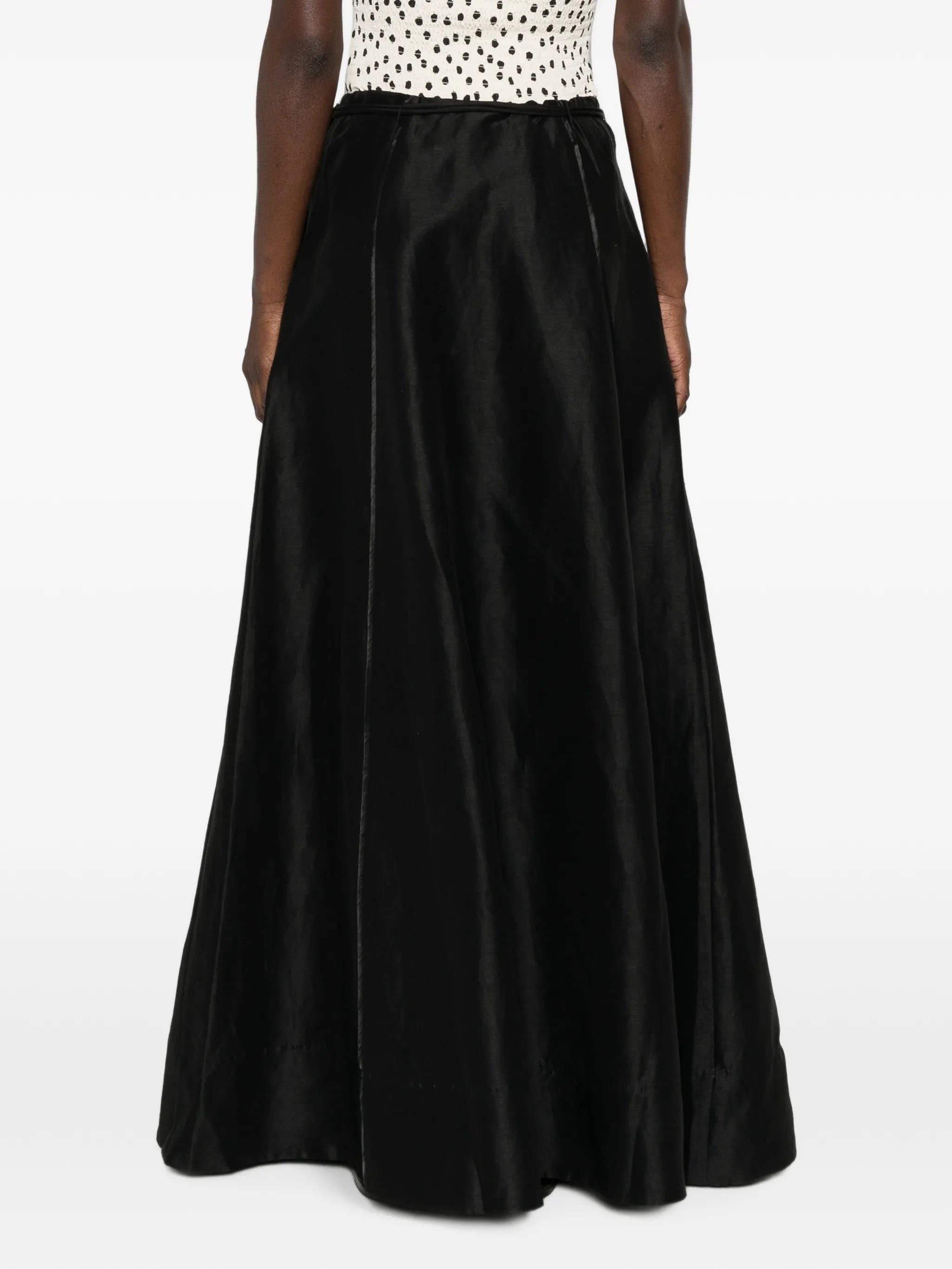 Demi floral-embellished maxi skirt