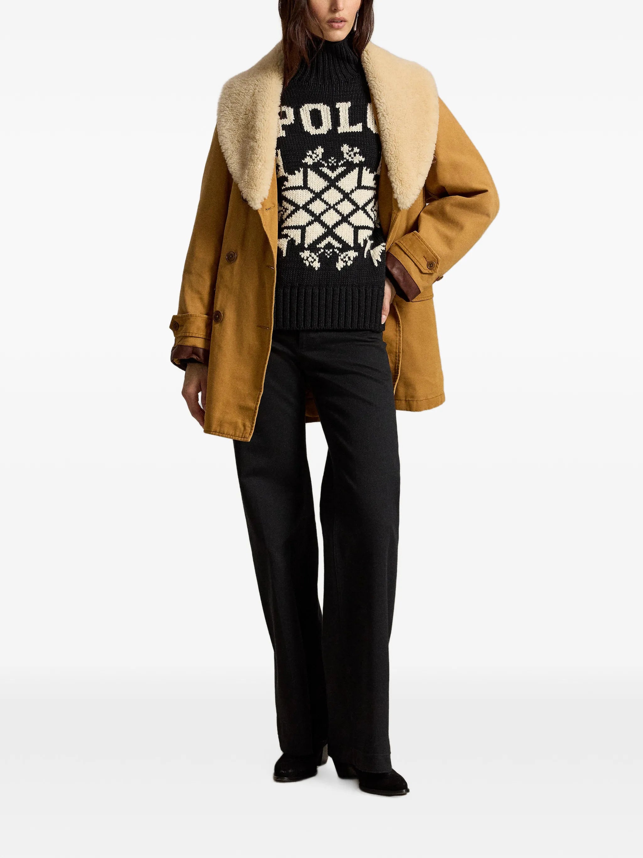 wool turtleneck sweater