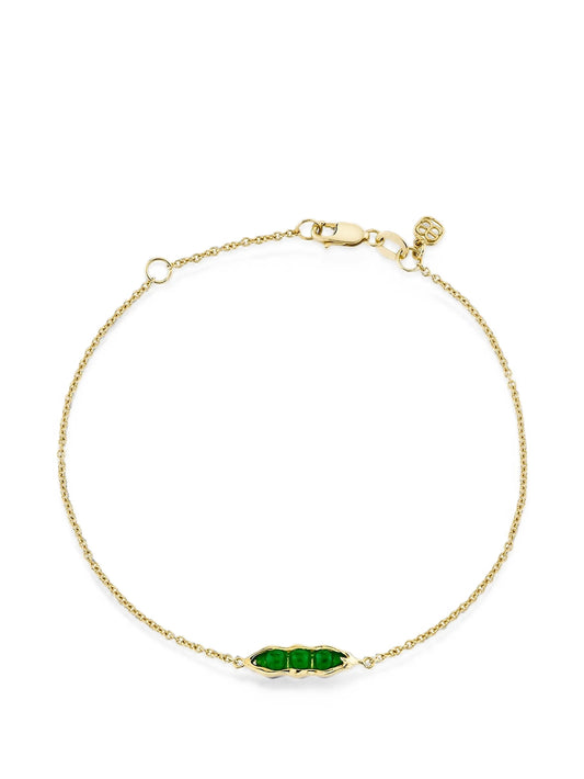 pea-pod chain-link bracelet