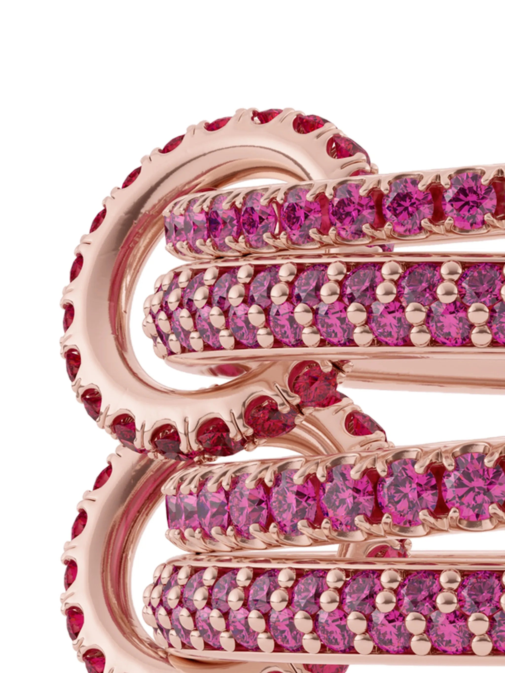 Delphinus Rouge Petite ruby and sapphire ring