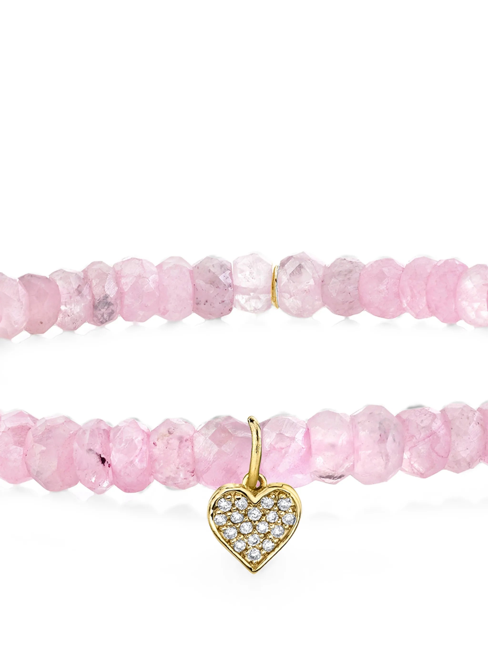 grapolite and diamond heart bracelet
