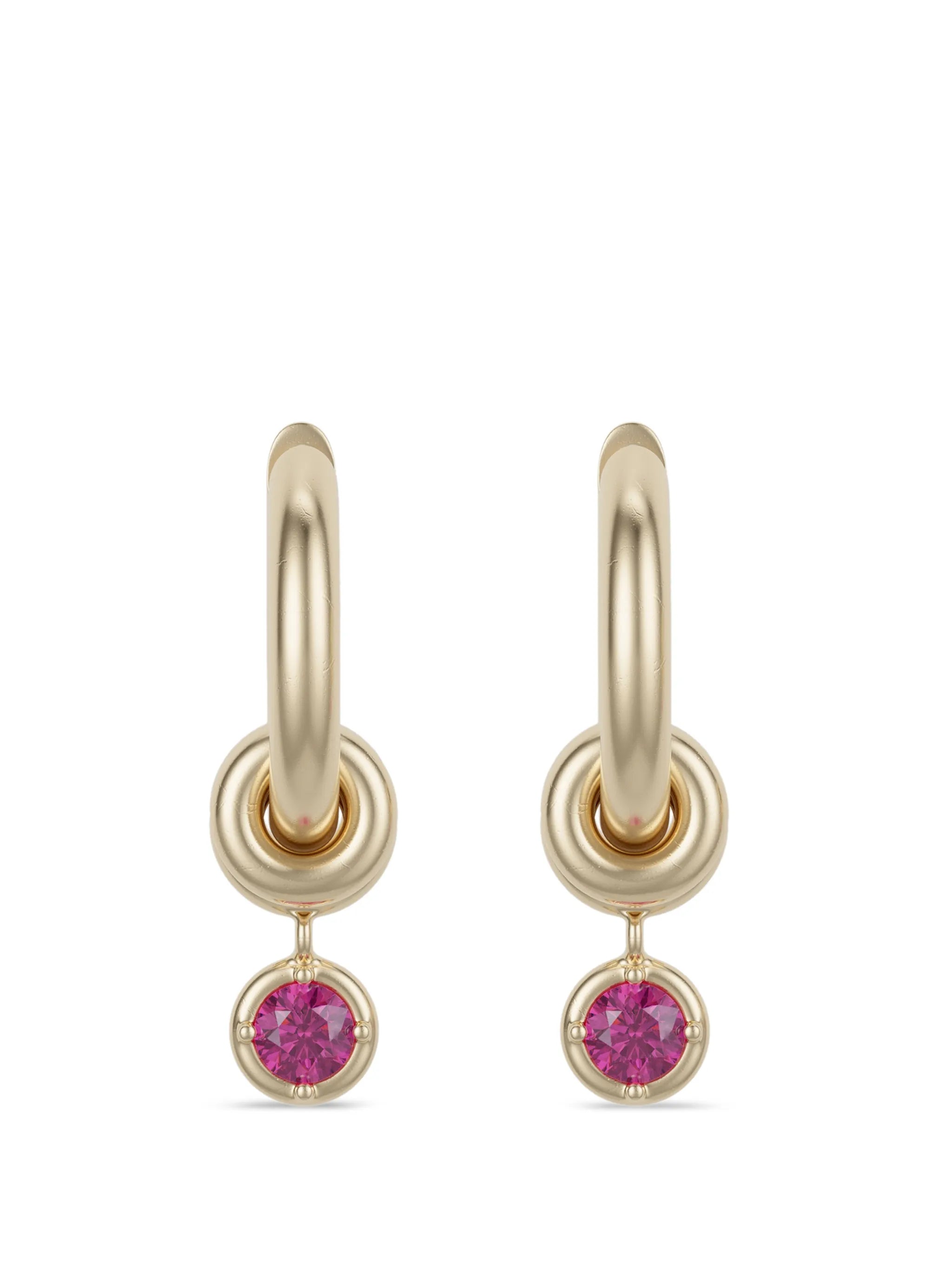 Zahra sapphire drop earrings