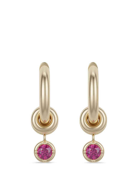 Zahra sapphire drop earrings