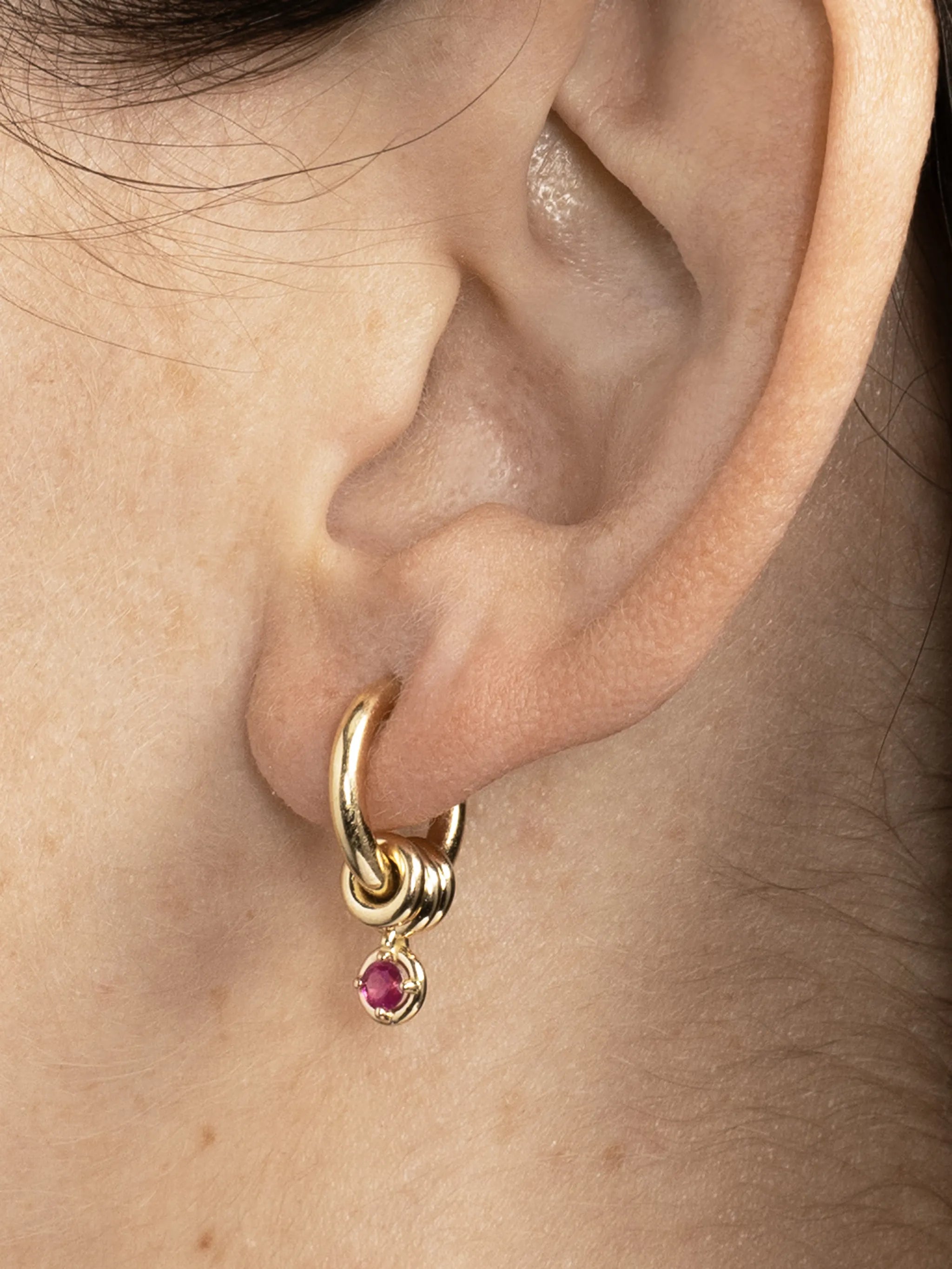 Zahra sapphire drop earrings