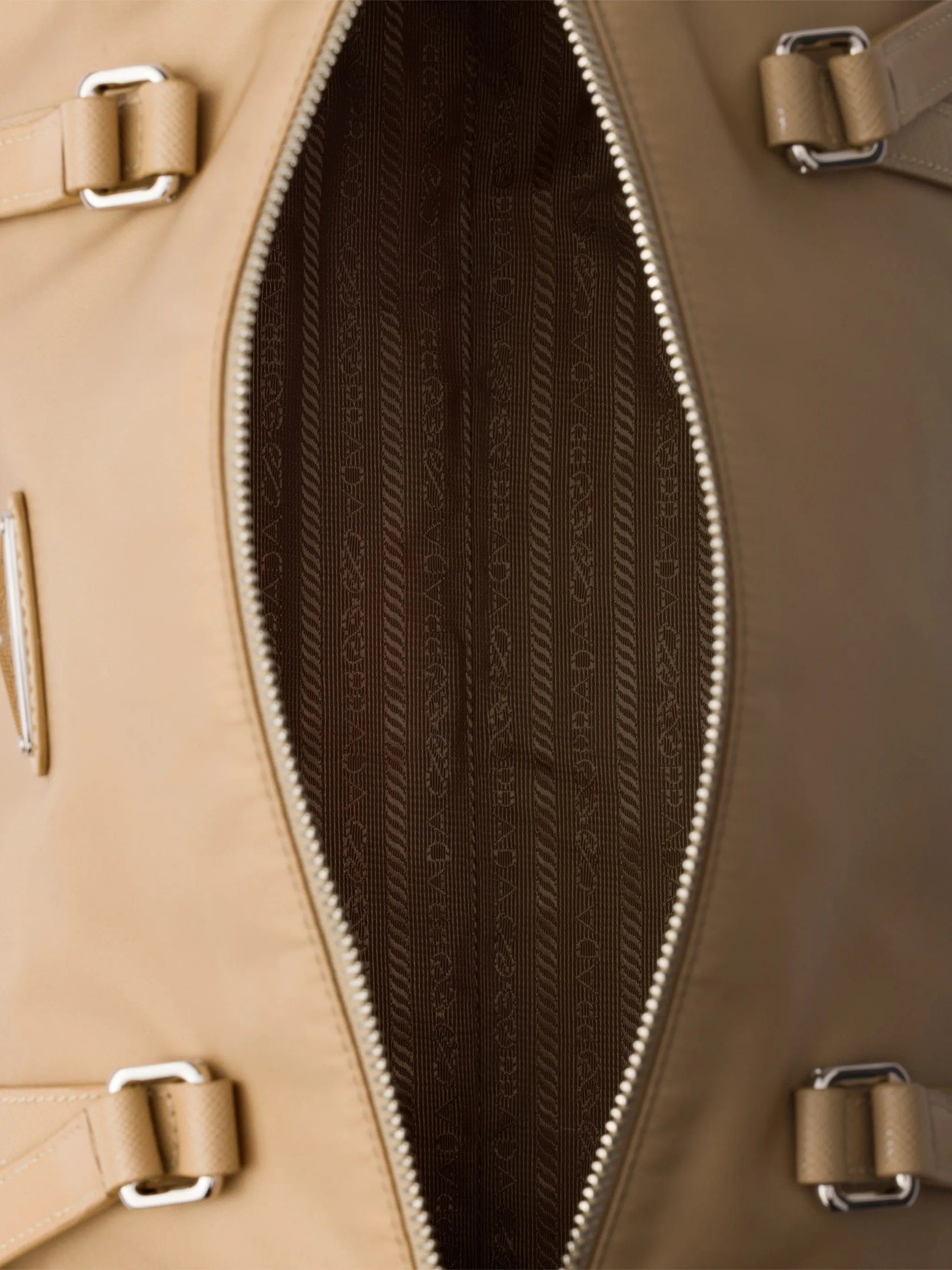 large beige shoulder bag