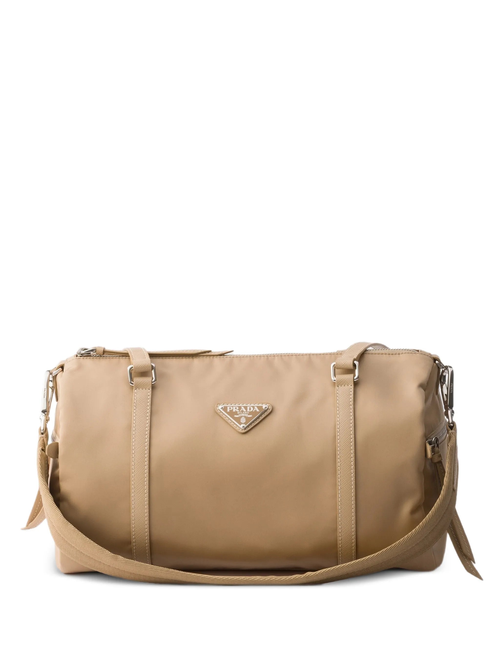 large beige shoulder bag