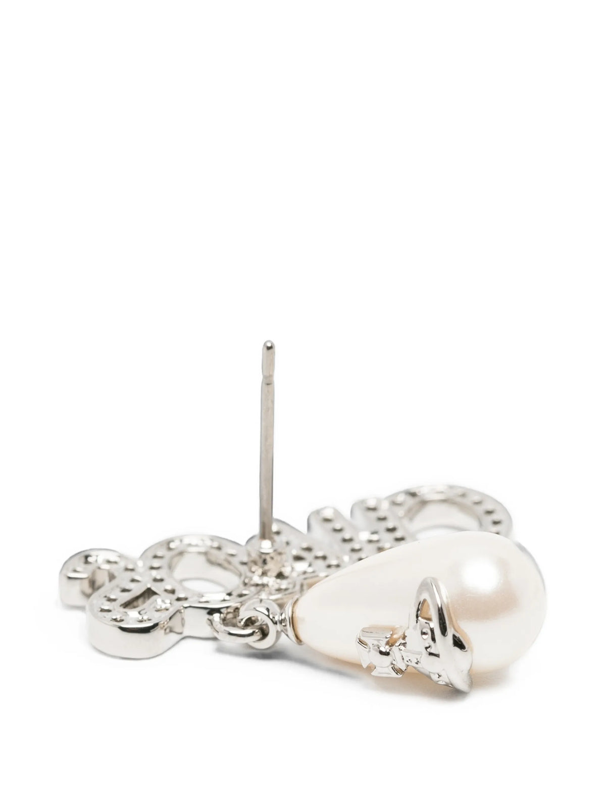 Chaos faux-pearl earrings