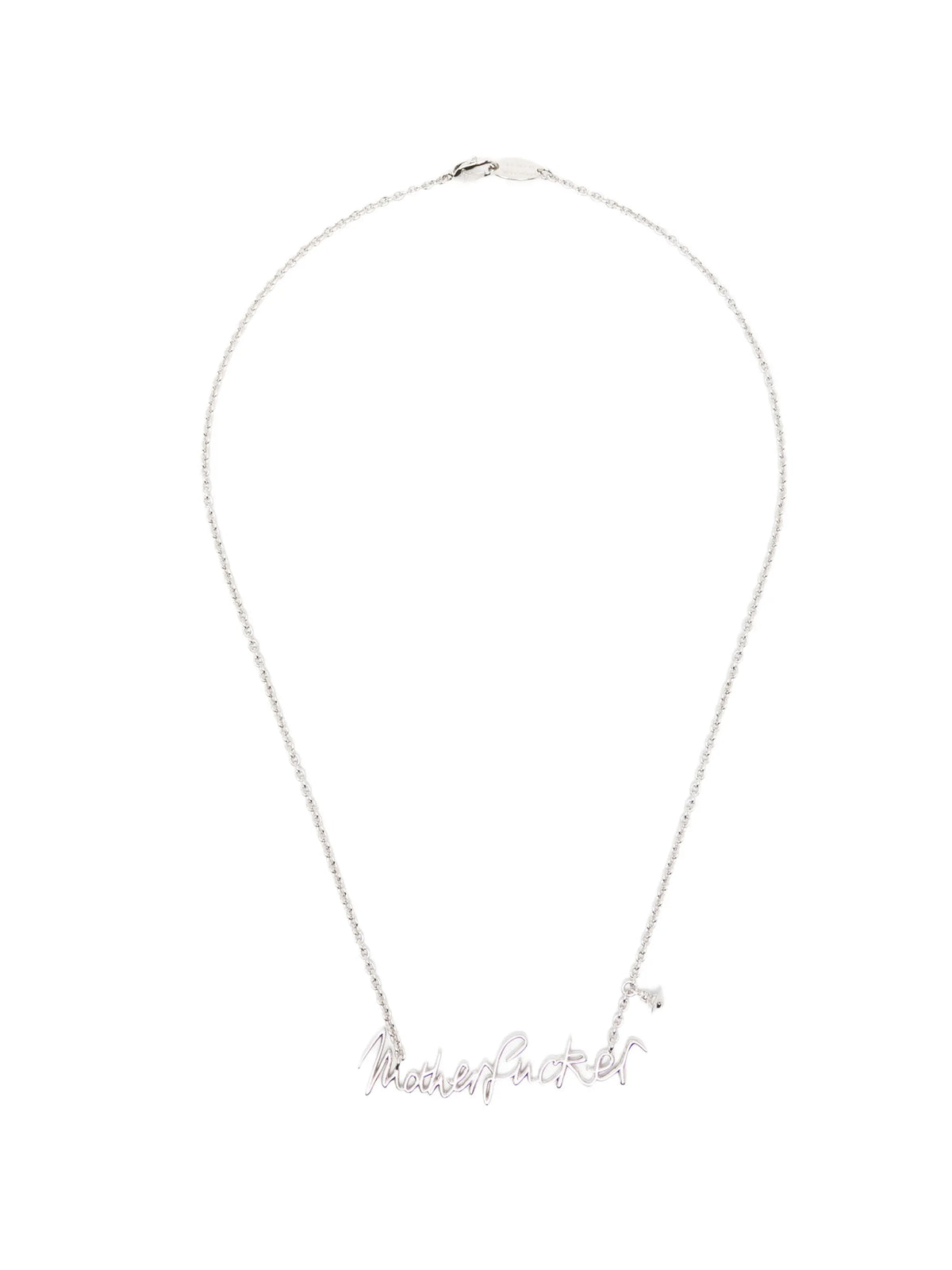 Orb script necklace