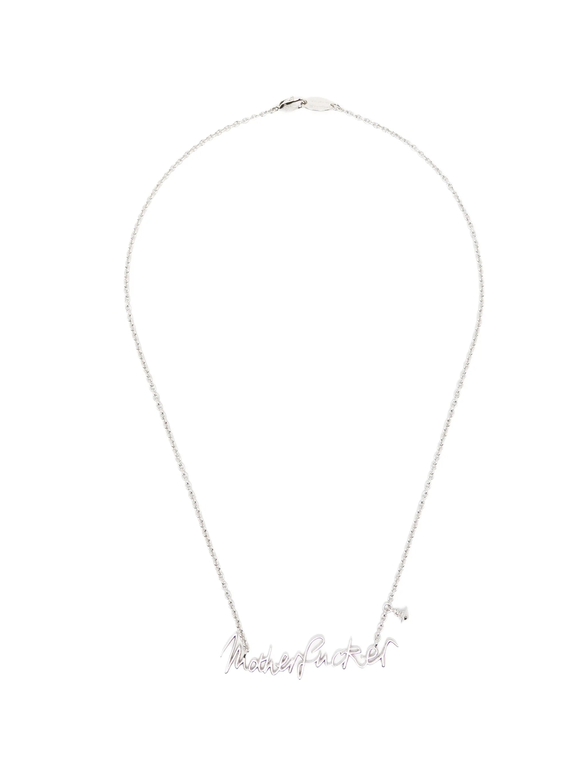 Motherfucker pendant necklace