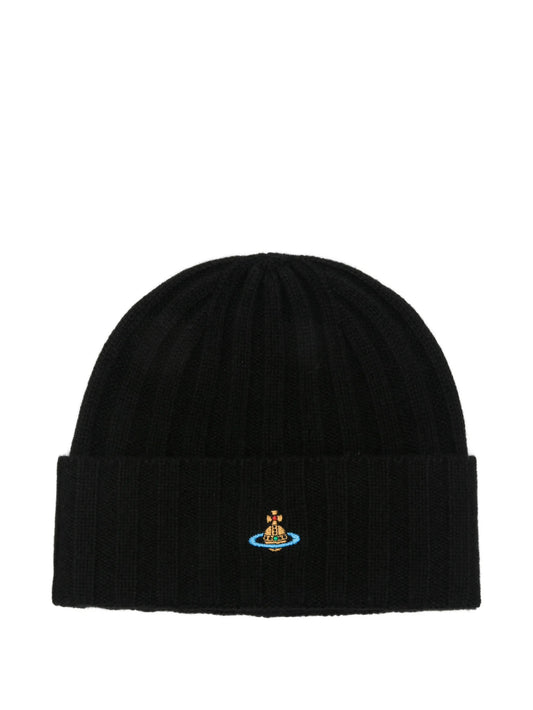 Classic Orb-embroidered beanie hat