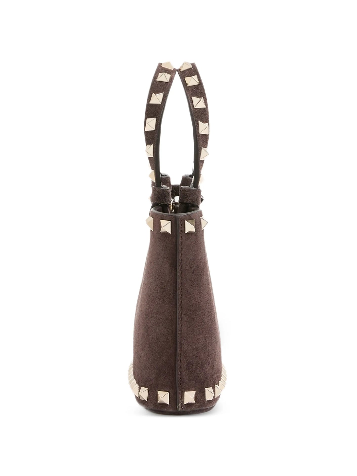 Rockstud mini suede tote bag