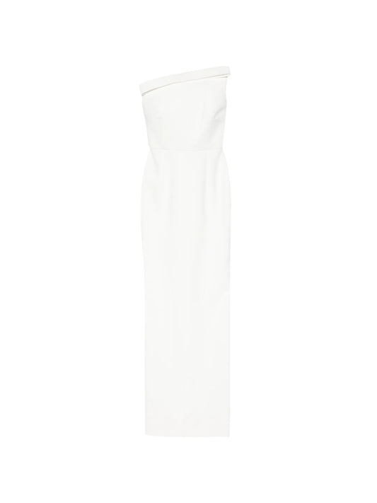 Fuji bow-detail maxi dress