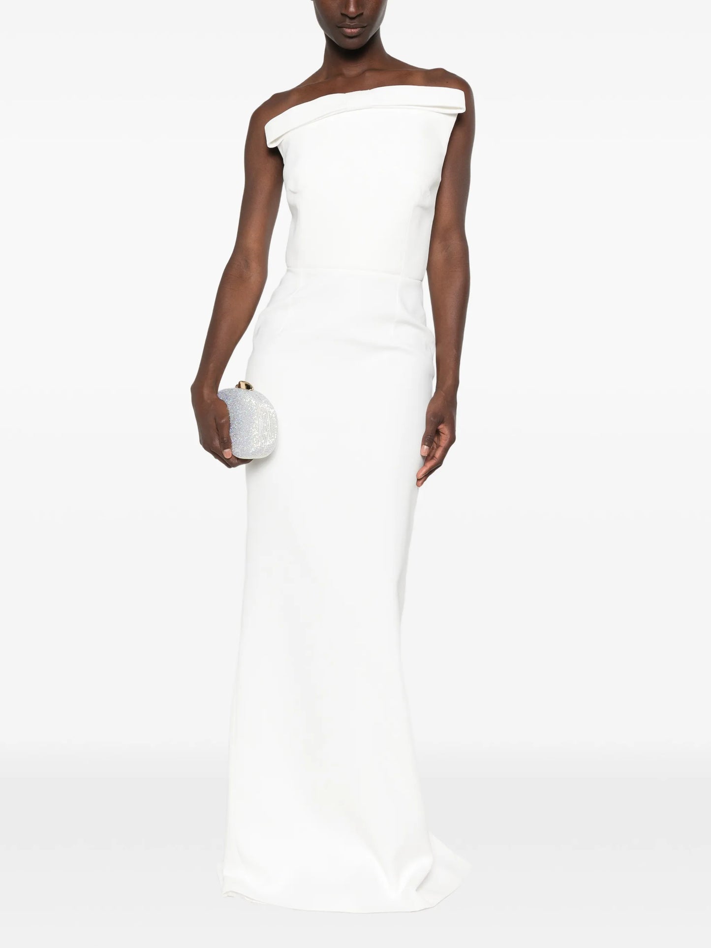 Fuji bow-detail maxi dress