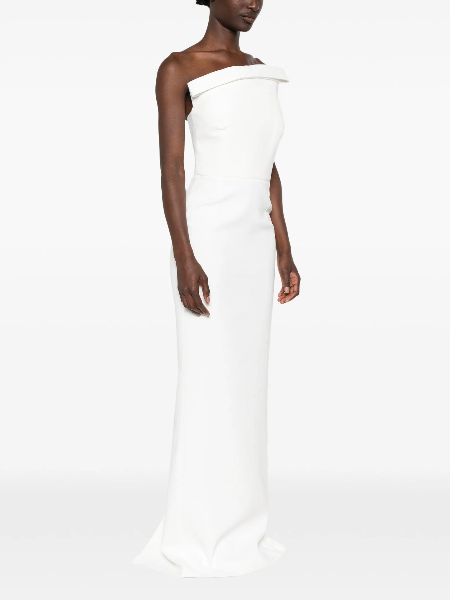 Fuji bow-detail maxi dress